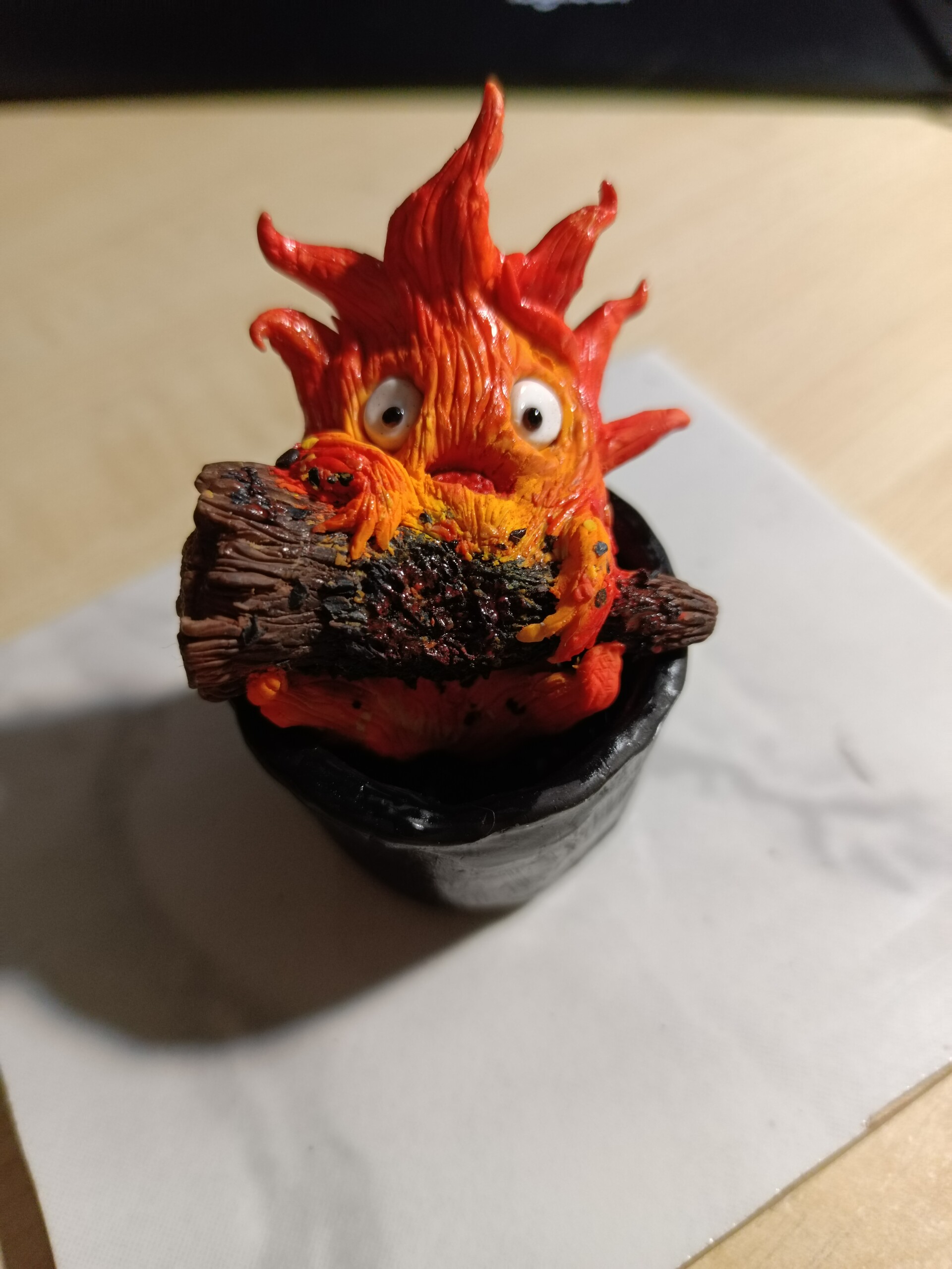 ArtStation - Кальцифер (Calcifer)Hauru no ugoku shiro