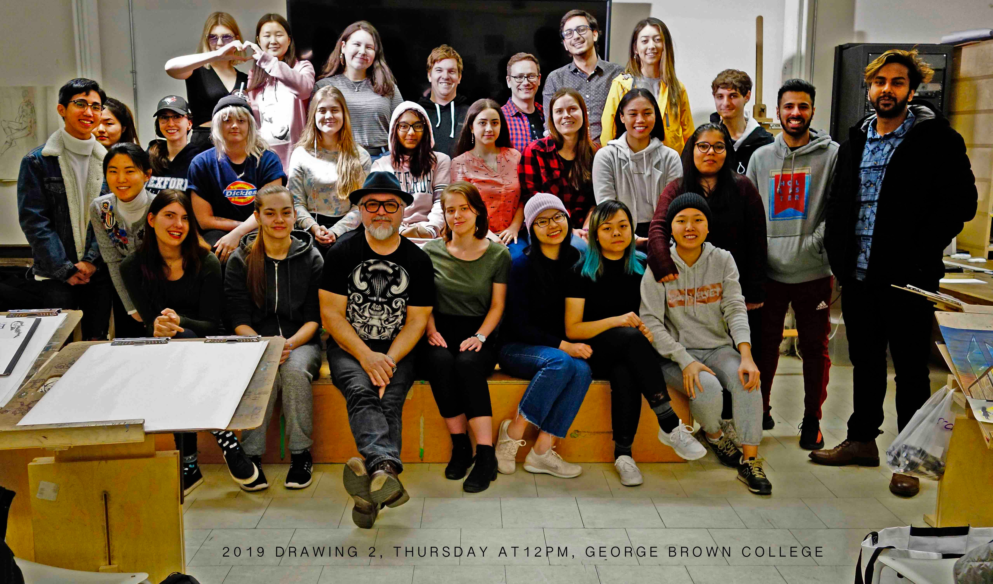 2019, Teaching has also been a big part of my art practice. I have been doing it for 40 years.
