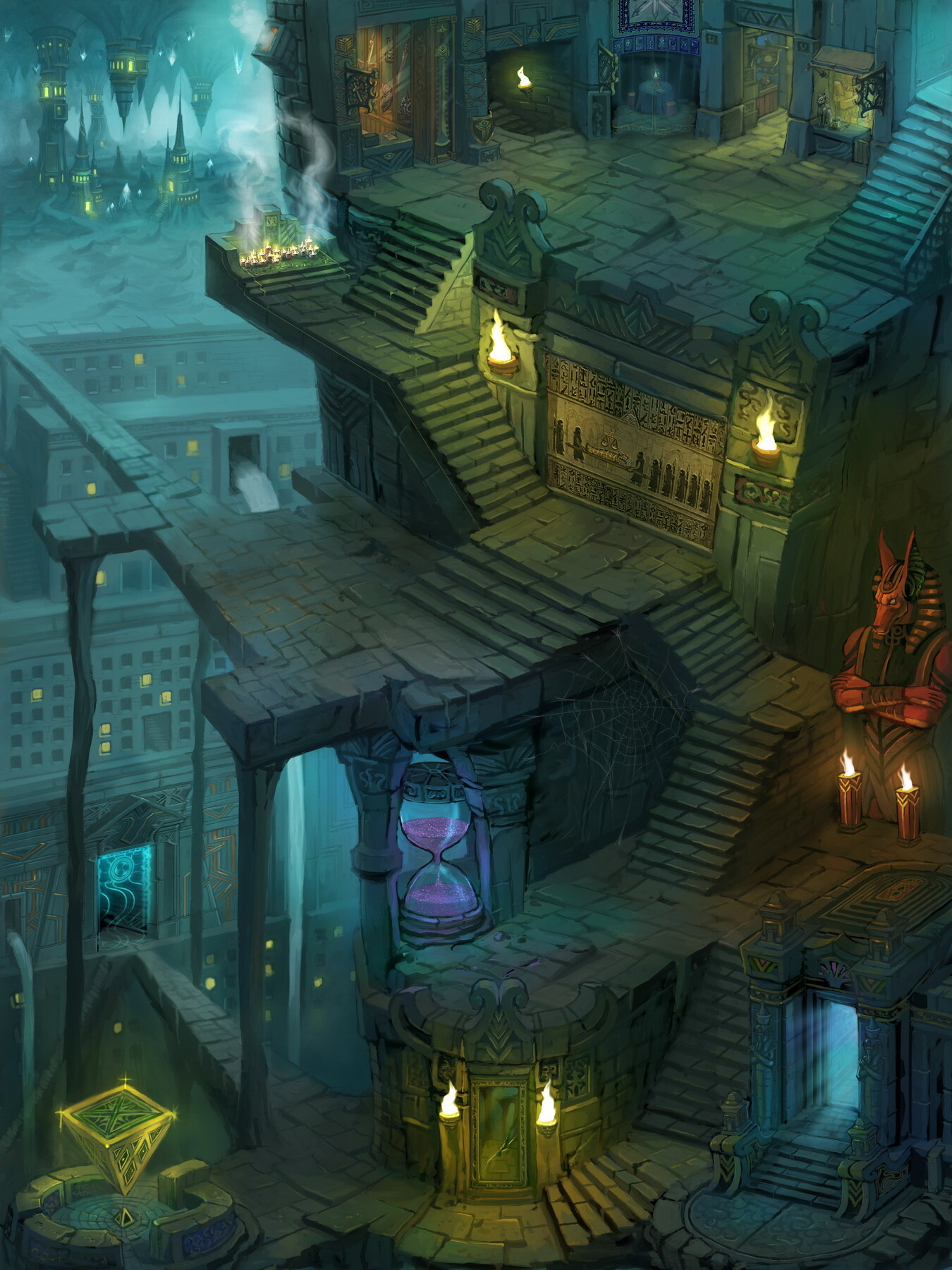 ArtStation 地底城