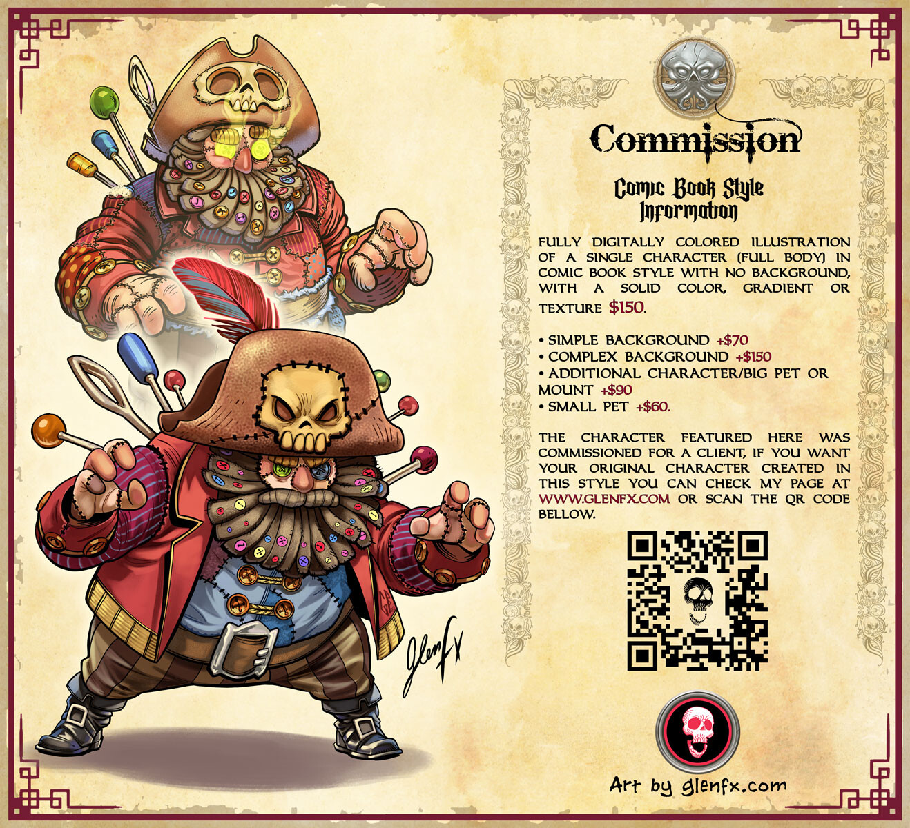 Character Commission, Pathfinder Puppet