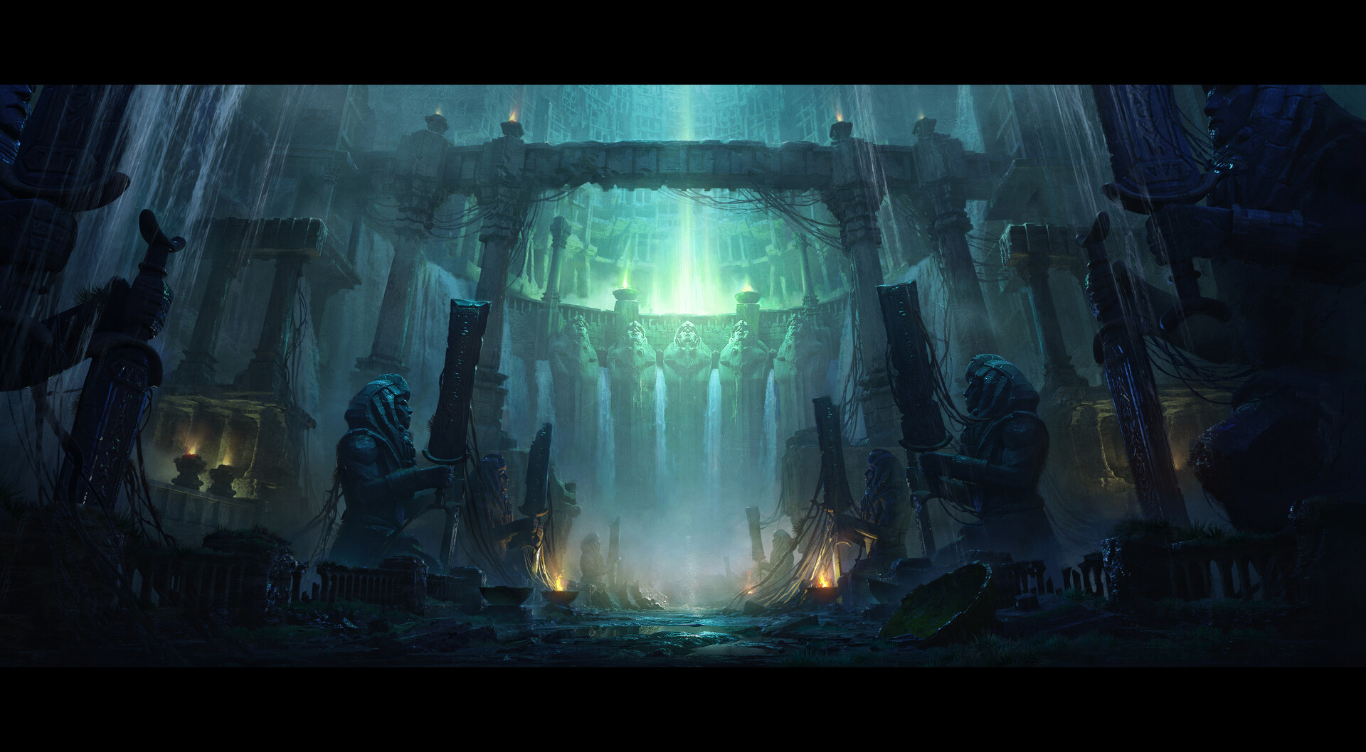 ArtStation - Diablo Immortal - Temple of Namari Dungeon
