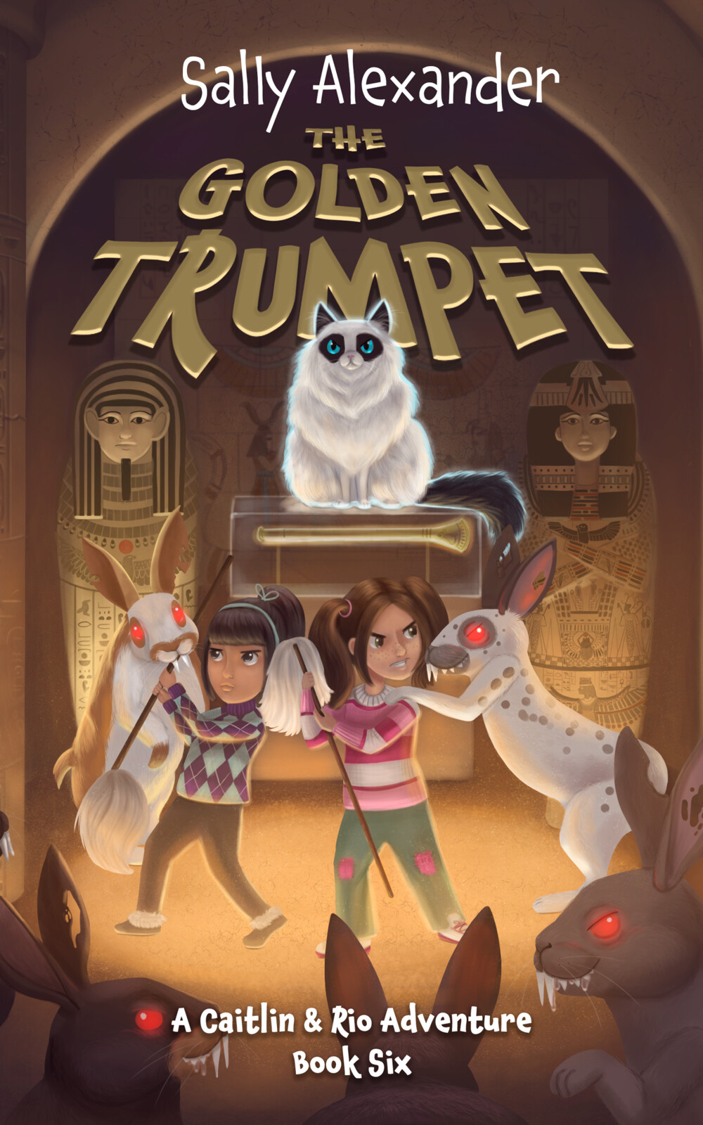 Book 6 - The Golden Trumpet - Front Cover illustration