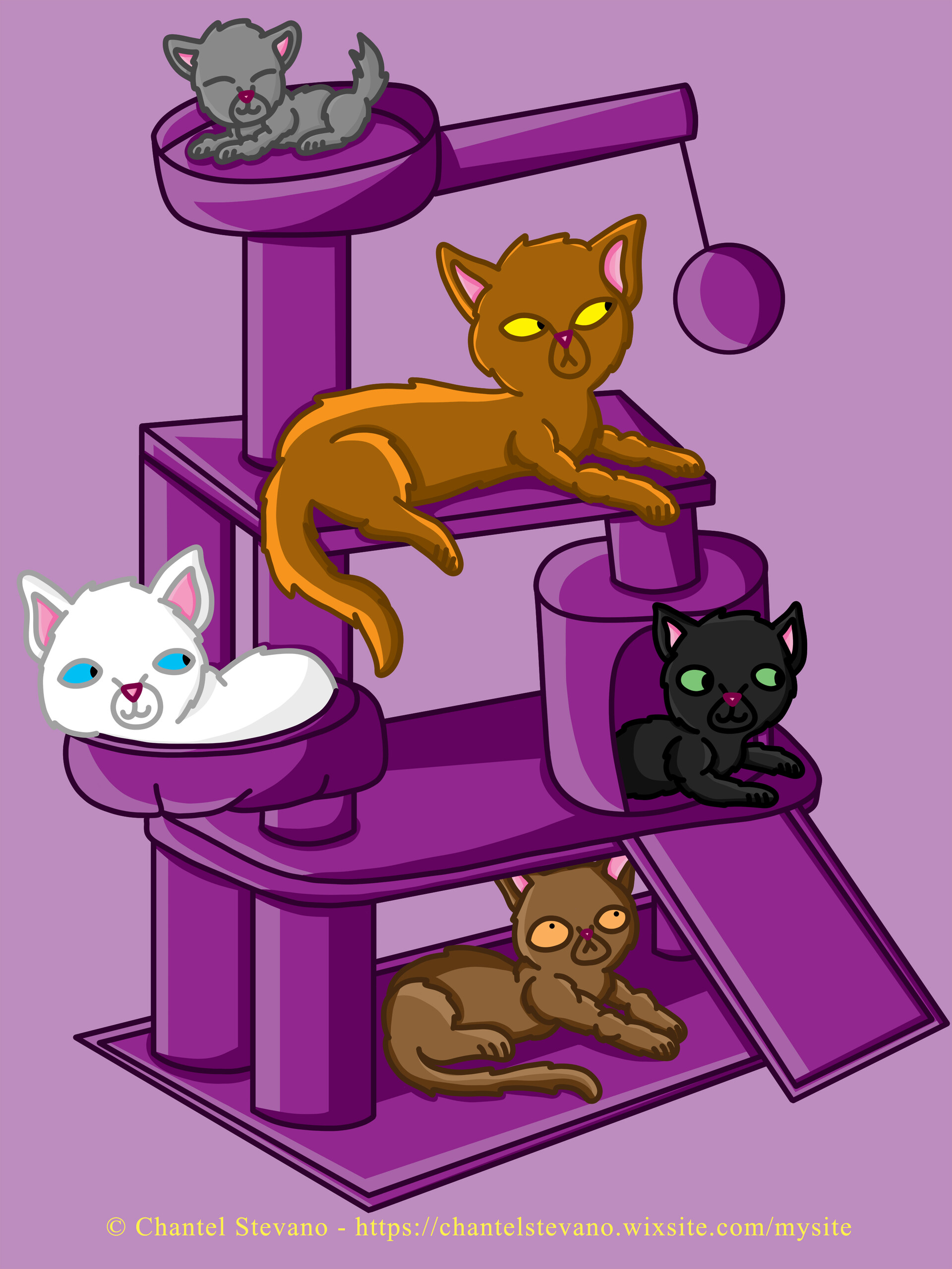 artstation-cat-tree