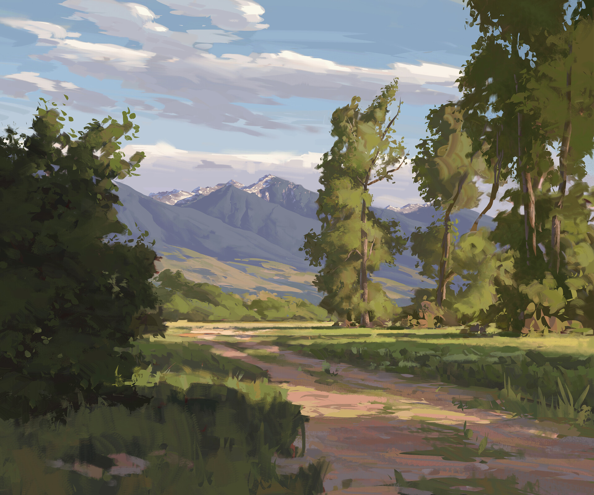 ArtStation Representational Digital Landscape