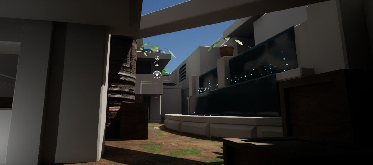 Attacker entrance to B site without textures