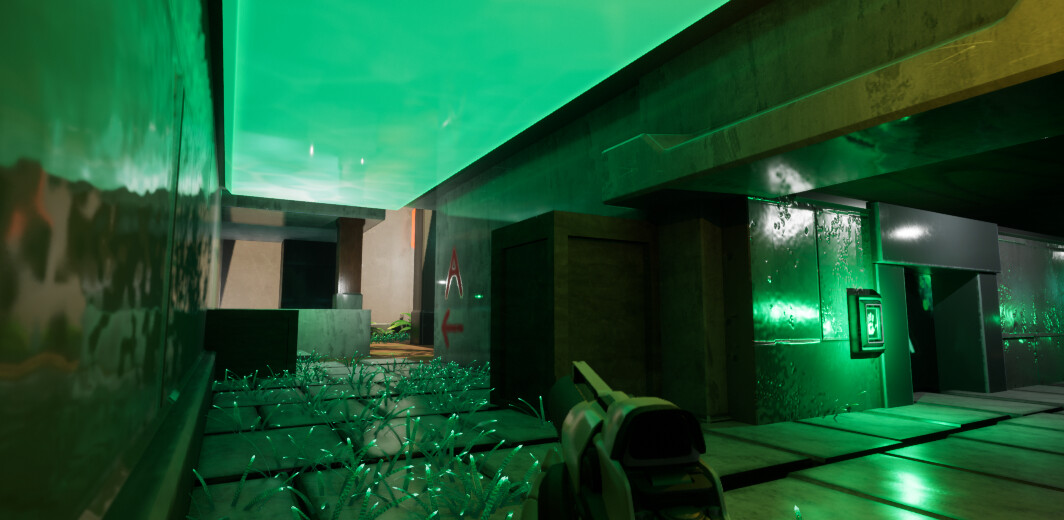 View of lower attacker spawn