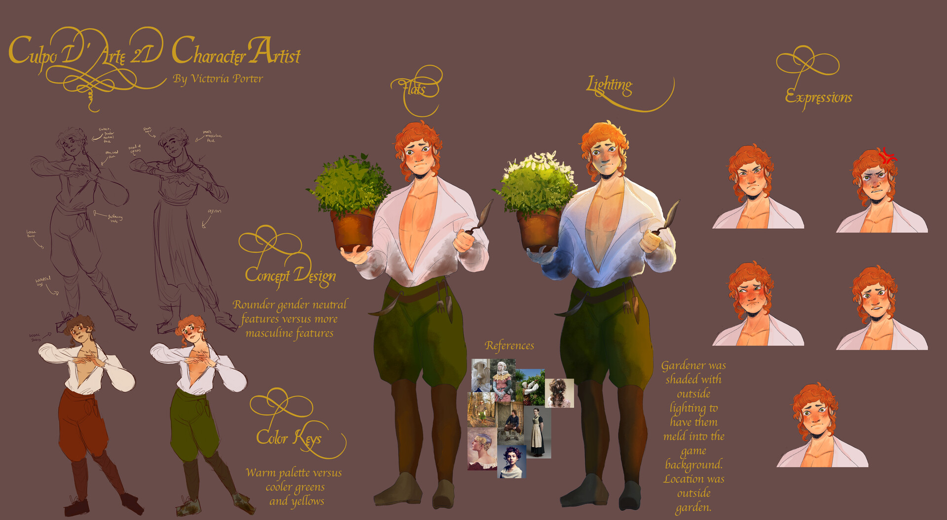 ArtStation Culpo D'Arte Callout Sheet