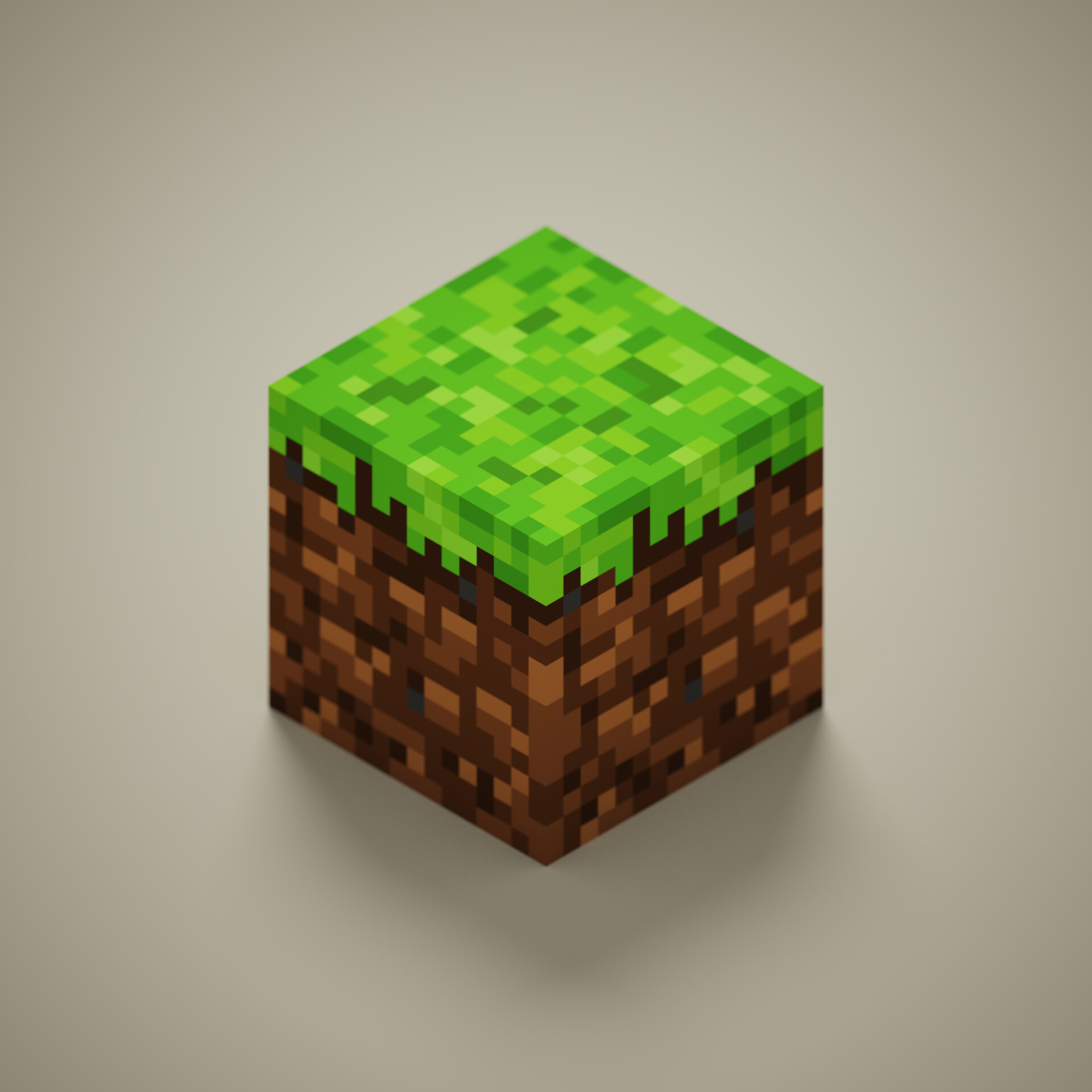 ArtStation - Minecraft Grass Block