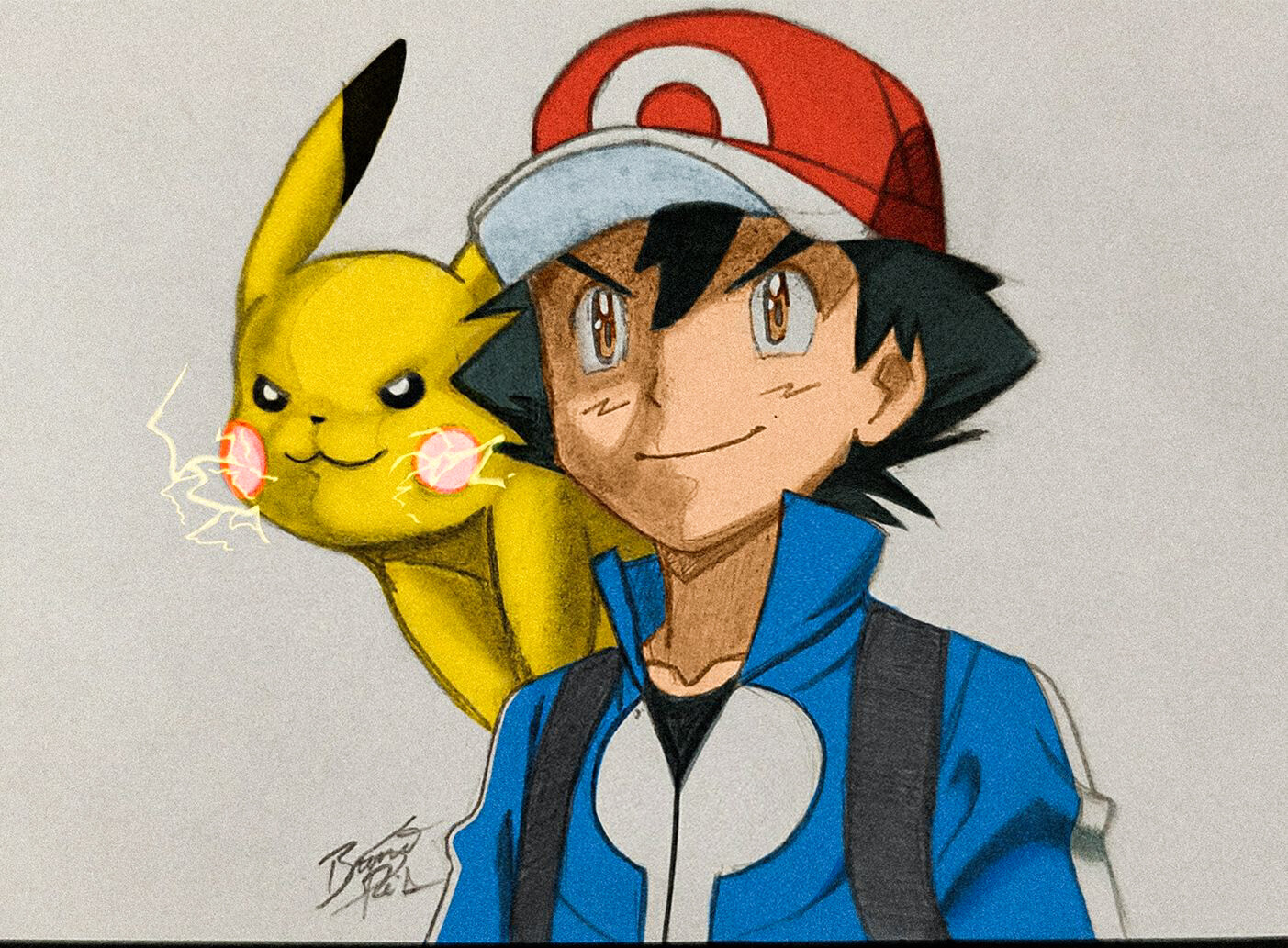 Aggregate more than 139 ash and pikachu sketch best