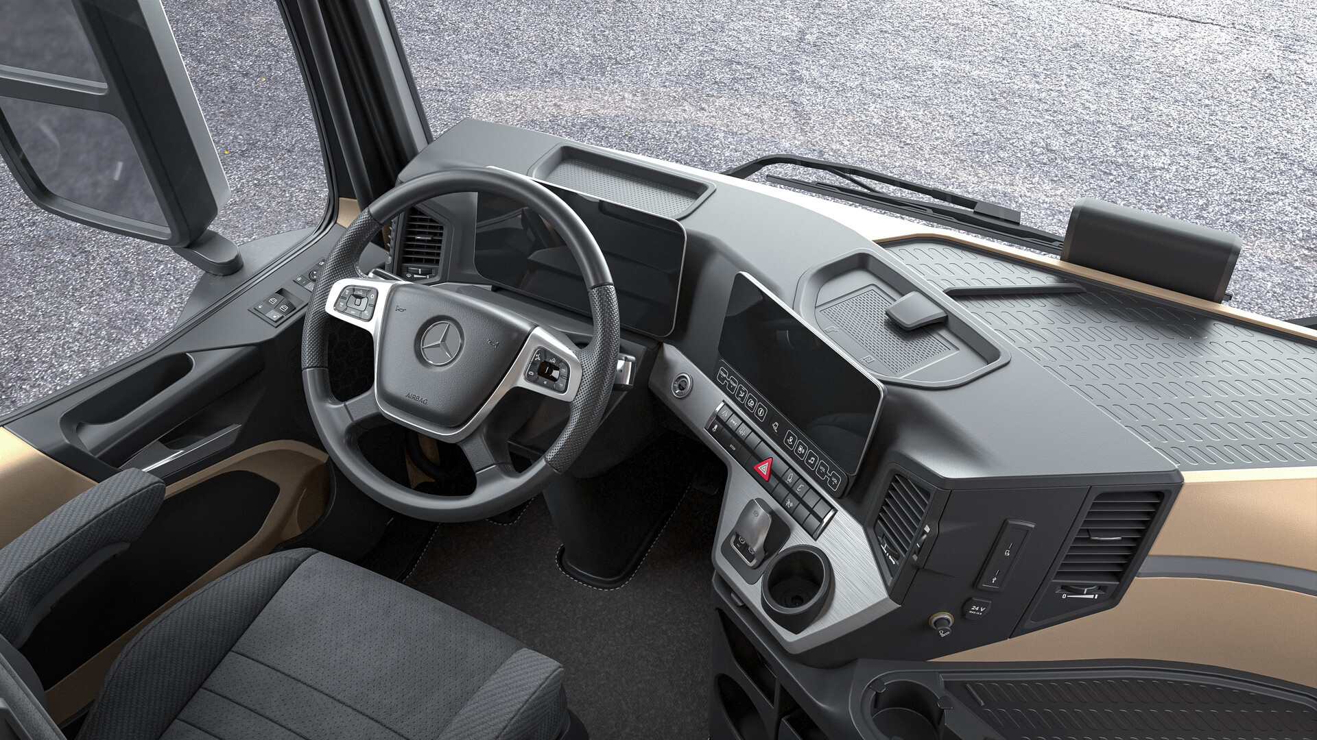 ArtStation - Mercedes Benz Actros L GigaSpace MP5 with Interior