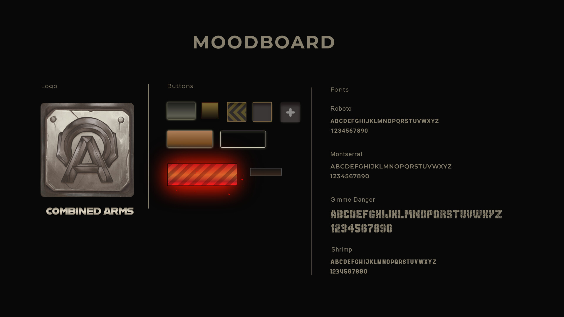 ArtStation - Combined Arms - UI art