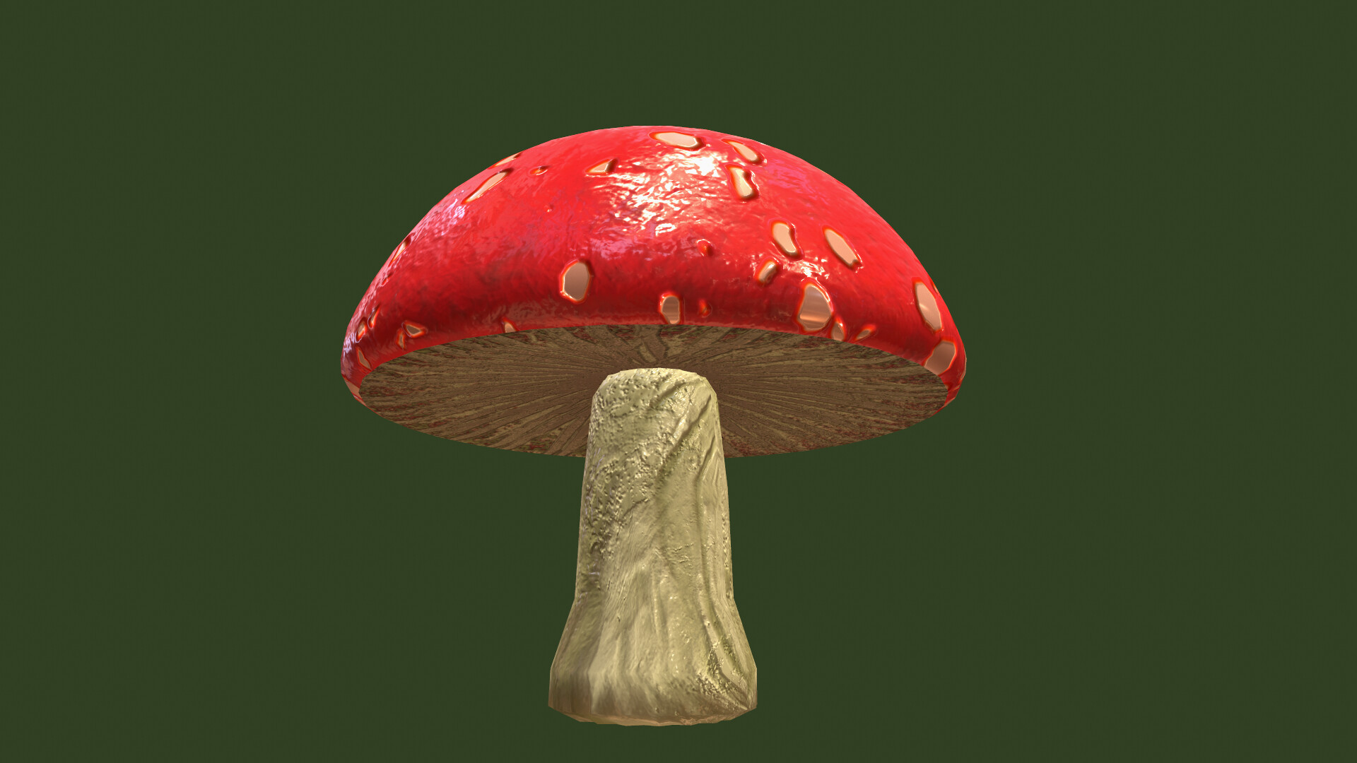 ArtStation Mushroom Texture Texture practice 003