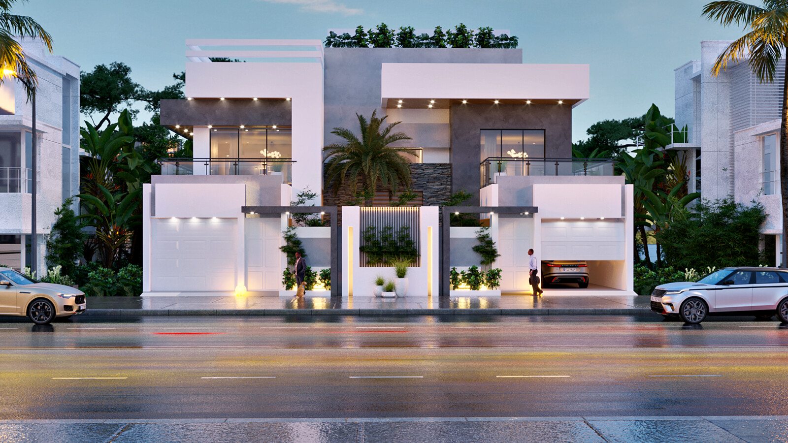 Dual Villa Concept: Creative Design and High-Quality Renderings