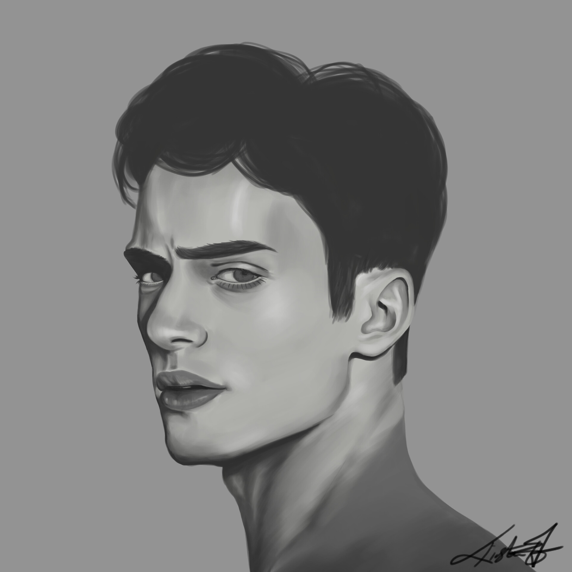 ArtStation - Portrait Sketch