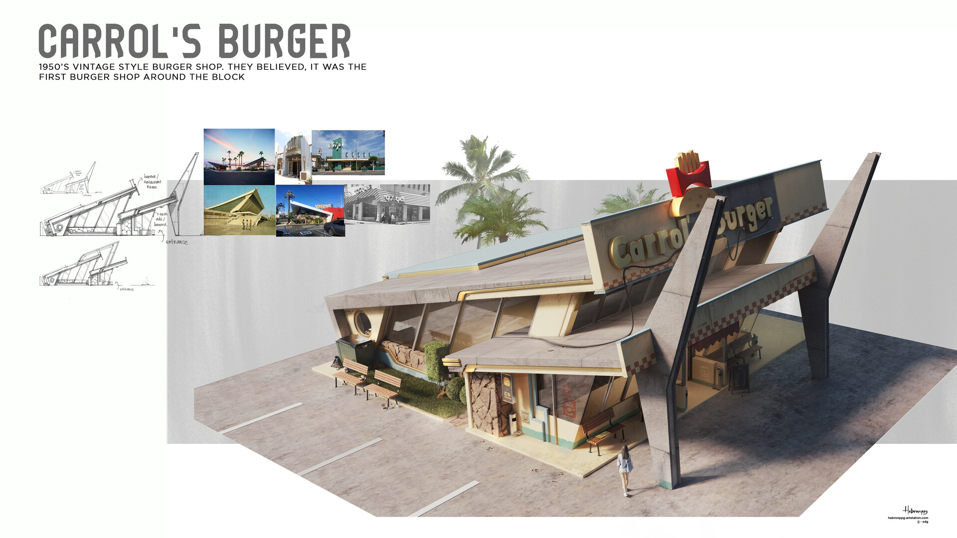 ArtStation - Carrol's Burger