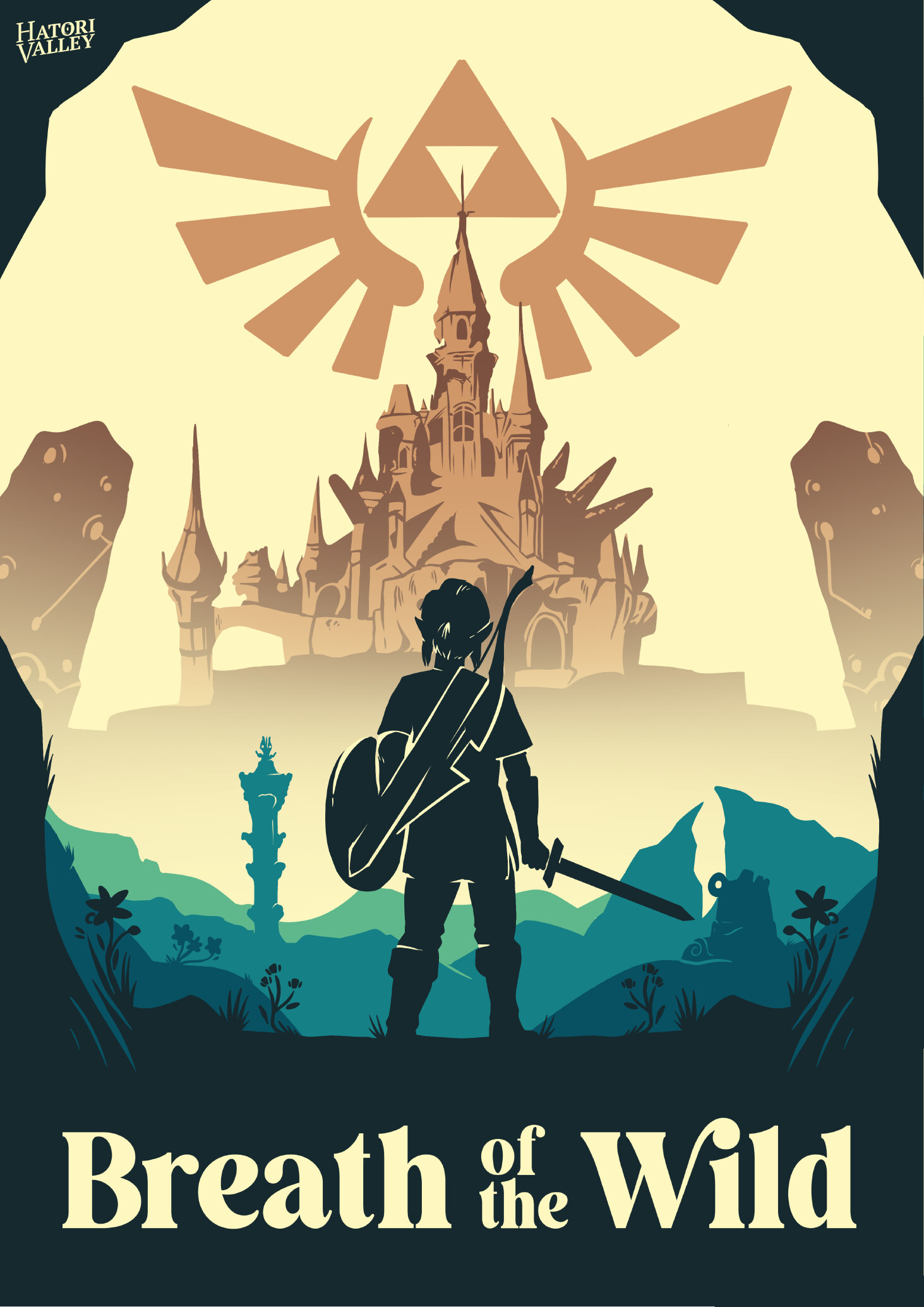 ArtStation The Legend of Zelda Breath of the Wild Poster