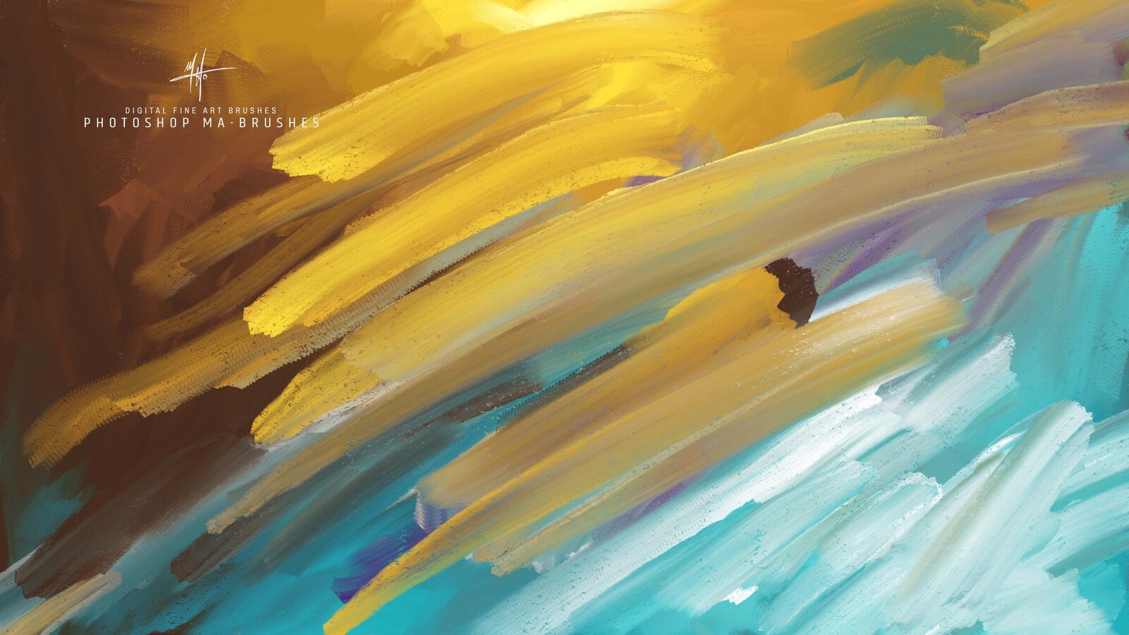 Digital Artistic Wall Artwork - Abstract Colors