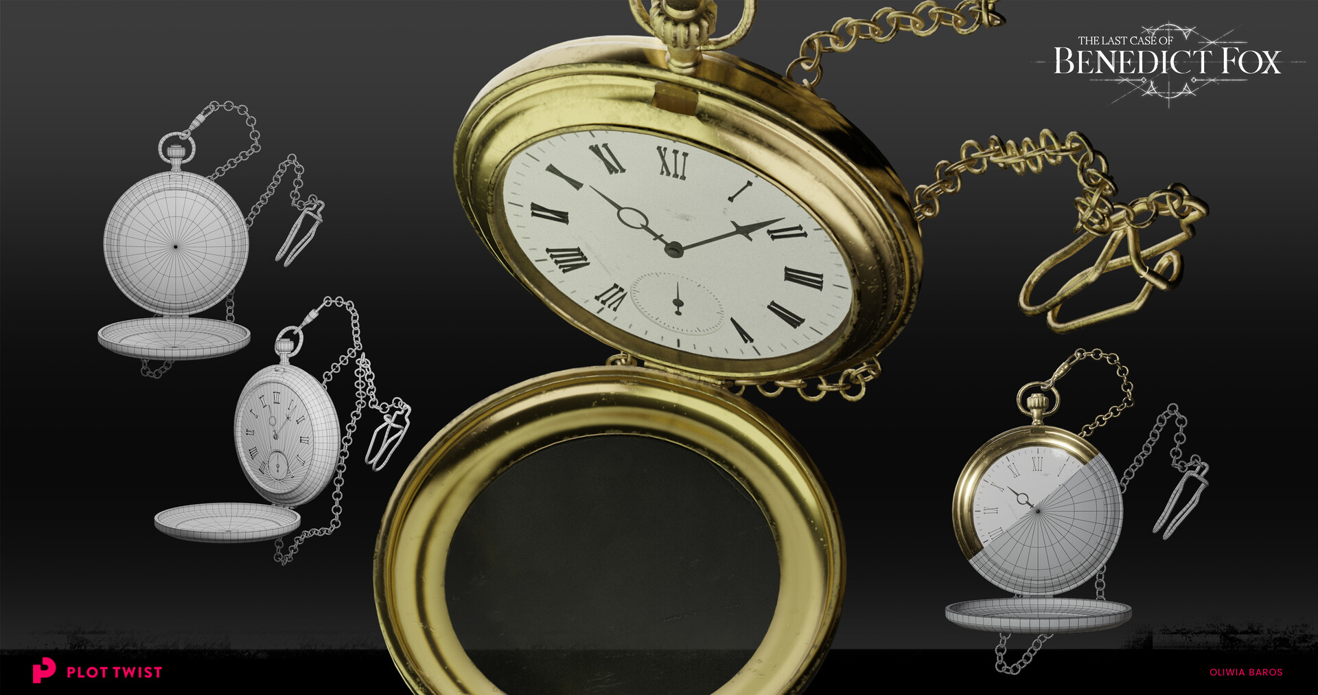 Fox discount pocket watch