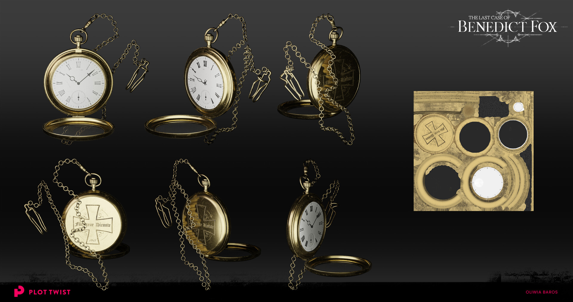 ArtStation The Last Case of Benedict Fox POCKET WATCH