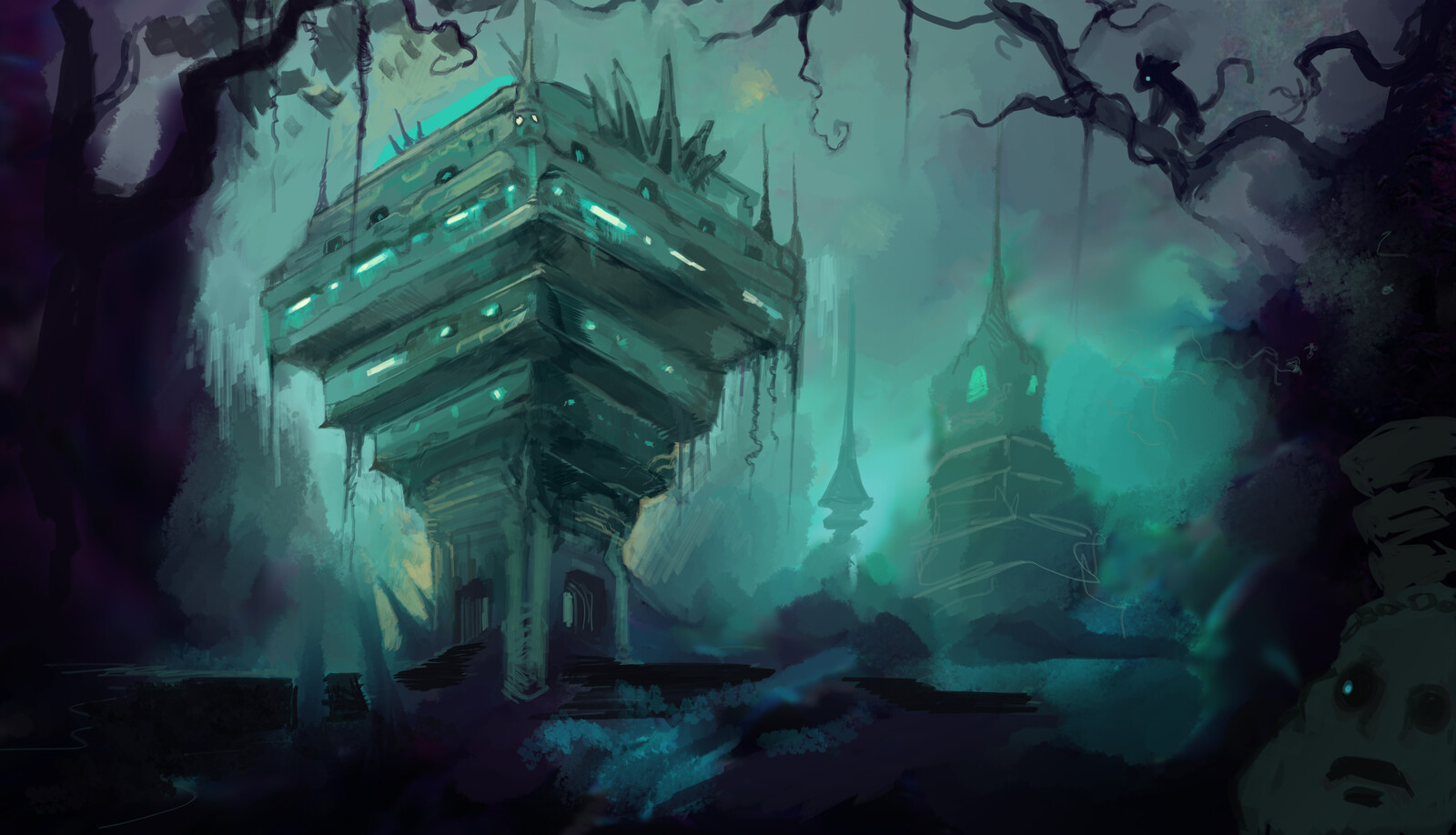 Tower of Decay exterior 