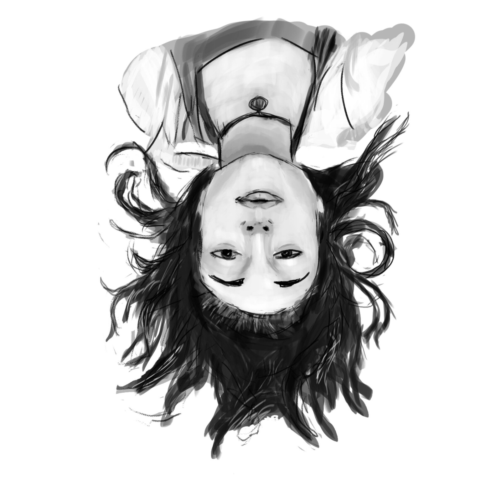 Upside down