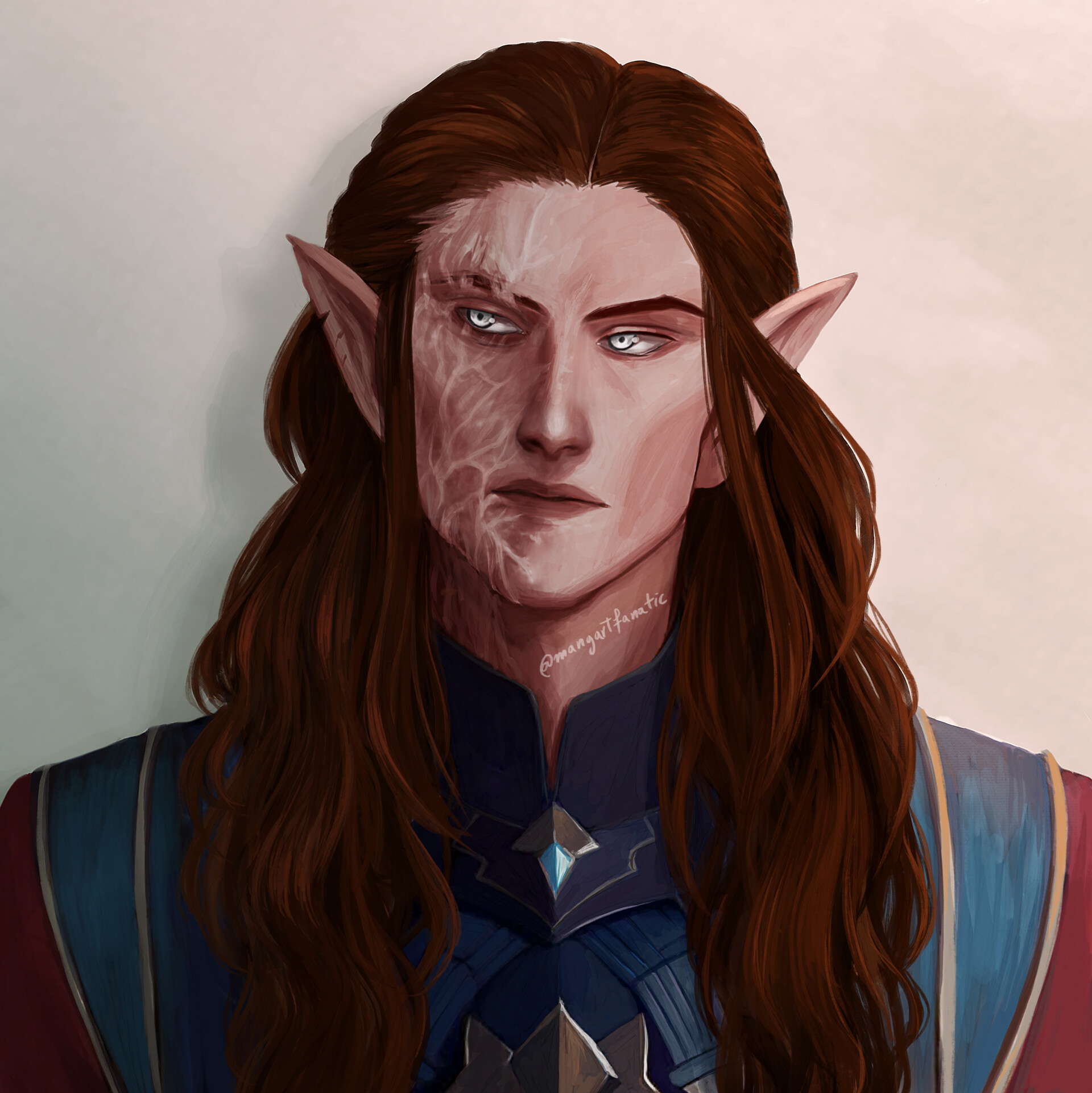 ArtStation Aelar Rilenath (Wood Elf Totem Warrior Barbarian)