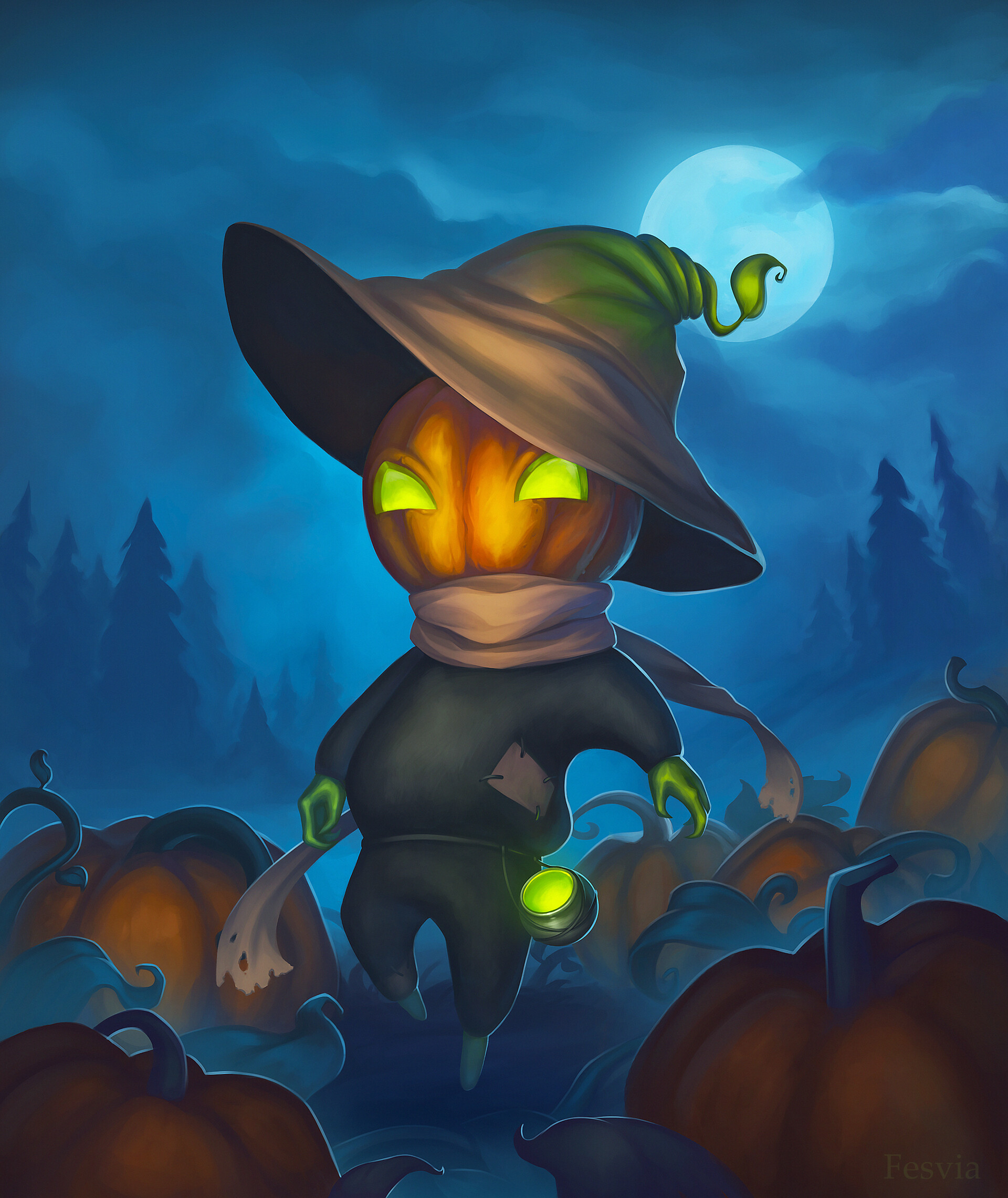 ArtStation - Pumpkin character for the game