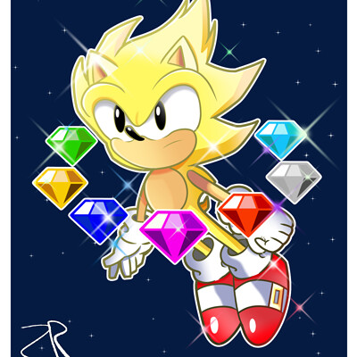 W.I.P.) Poster Não Finalizado de Sonic Frontiers