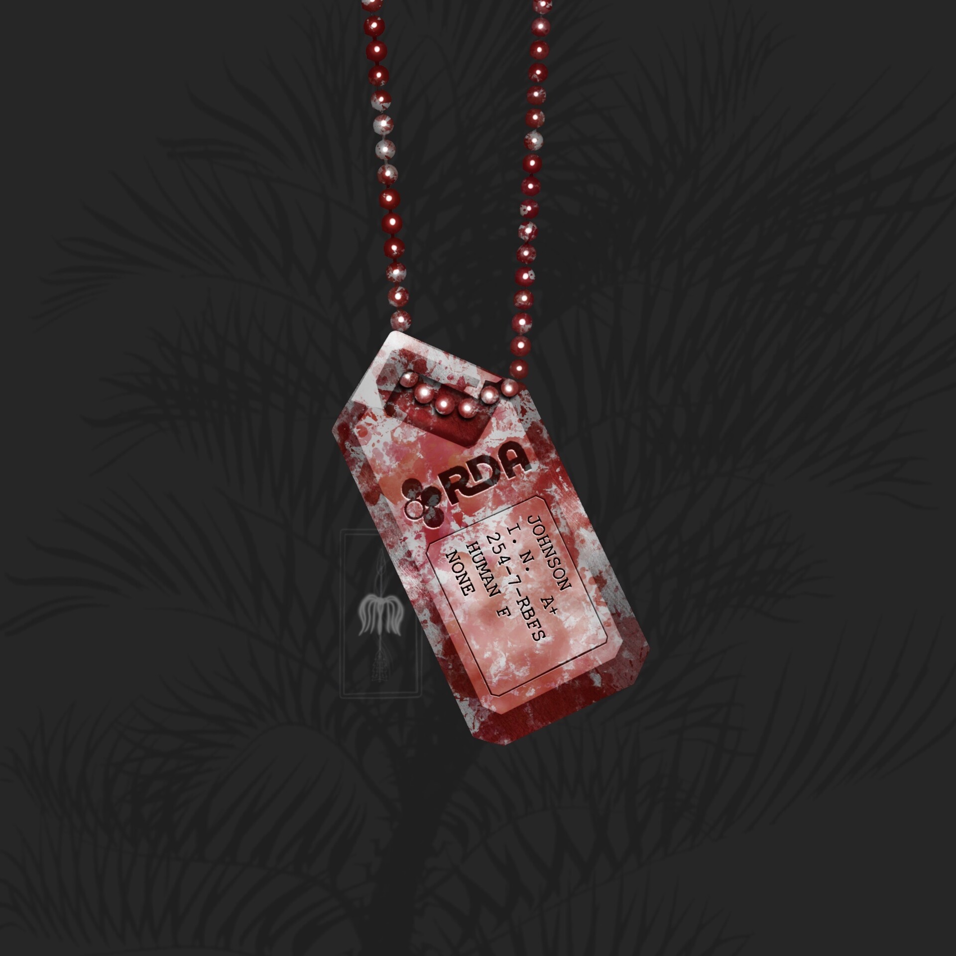 ArtStation - OC Ivy’s RDA dog tag and thanator necklace