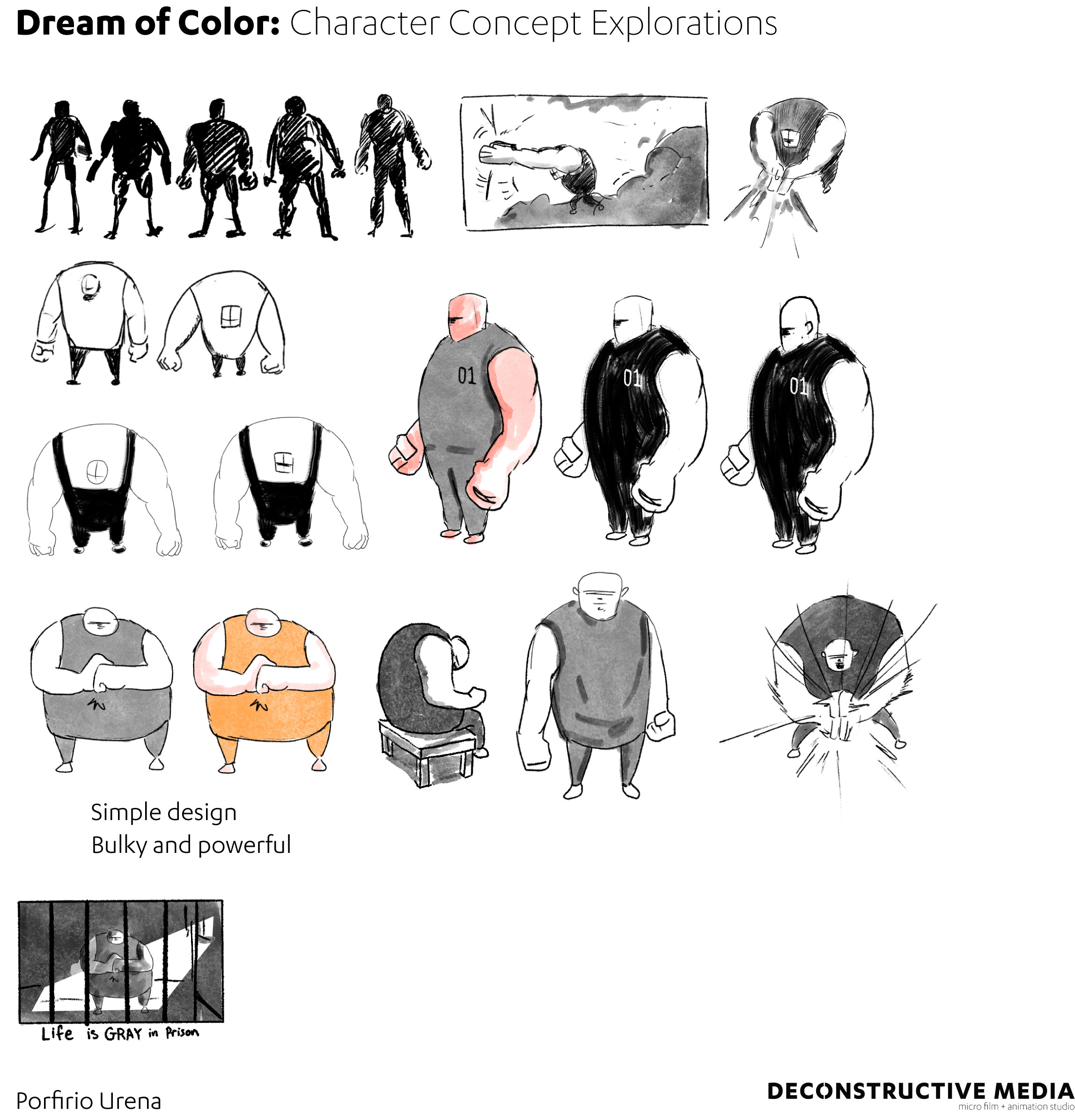 Character concept exploration.