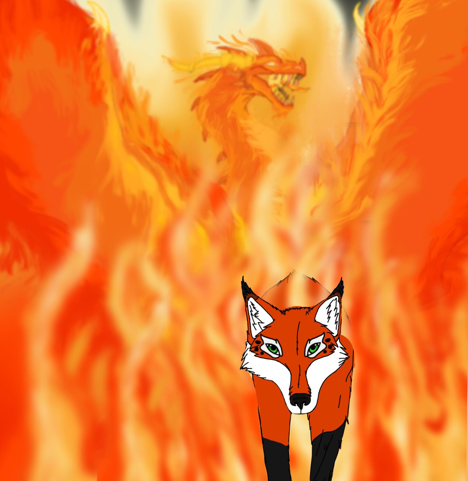 Fire Wolf Anime