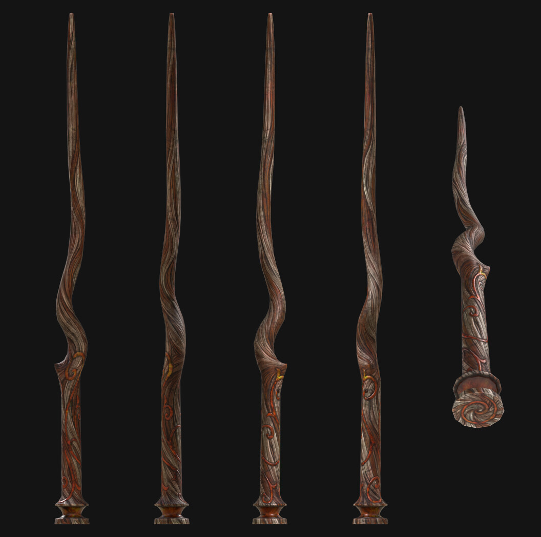 Ollivander's Wand, I was responsible for concept and textures. 