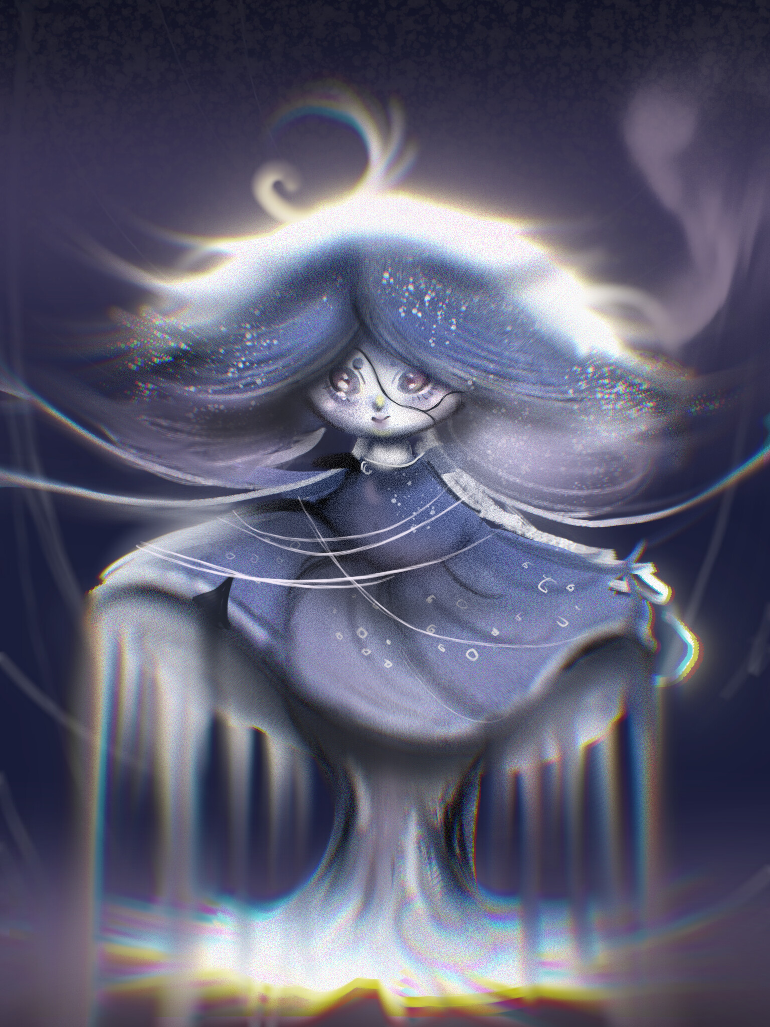 Artstation Mycena Subcyanocephala S Character Design