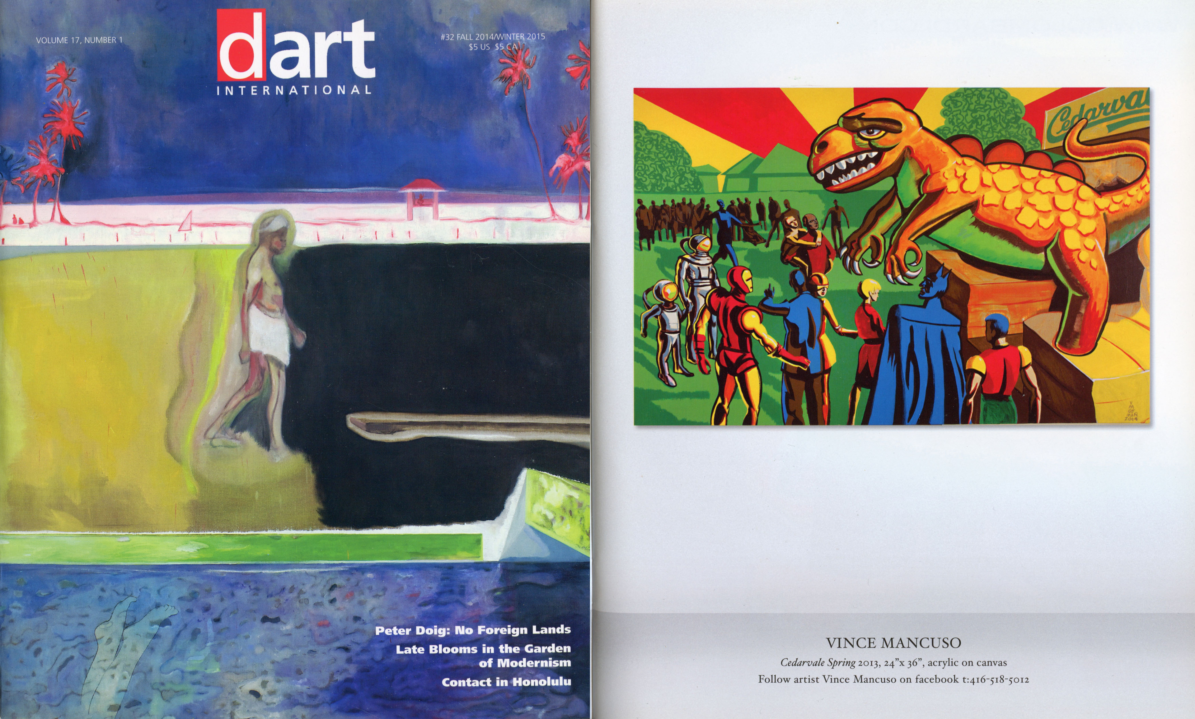 FALL 2014 / WINTER 2015, appeared in dart International