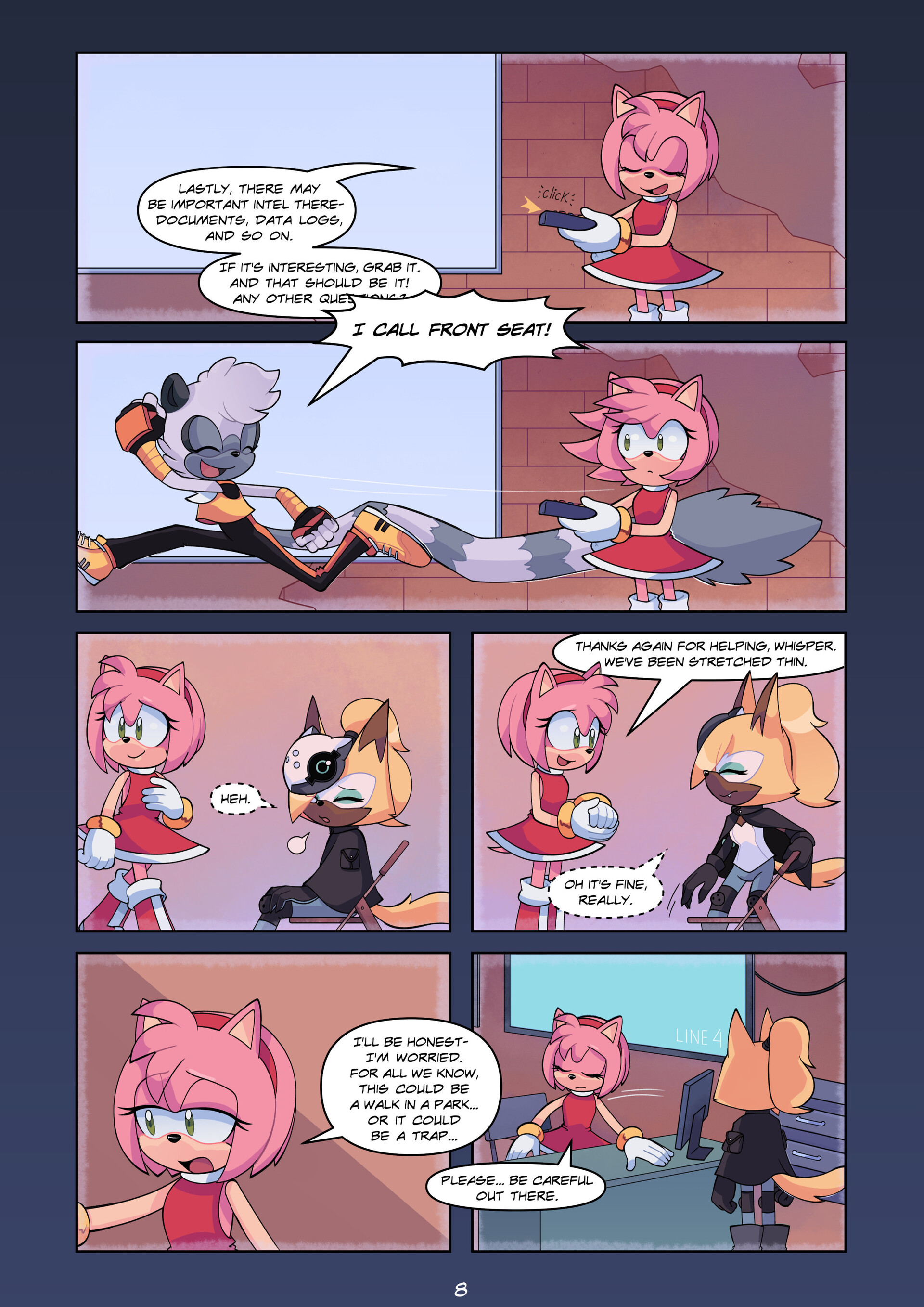 ArtStation - Sonic fan comic- Through The Star Post #2