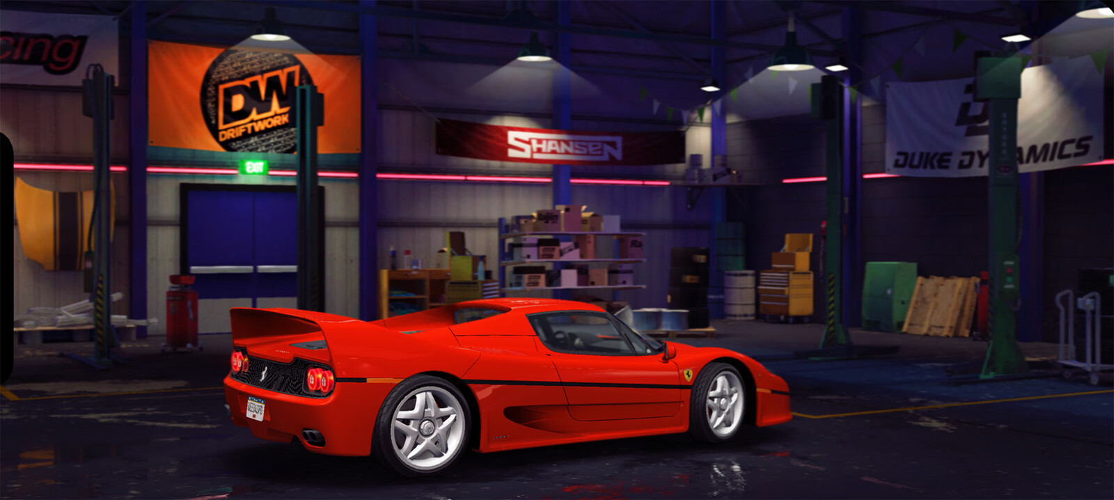 The Hangout scene I made for the game, I did not make the car, that was the job of the very talented car artists.