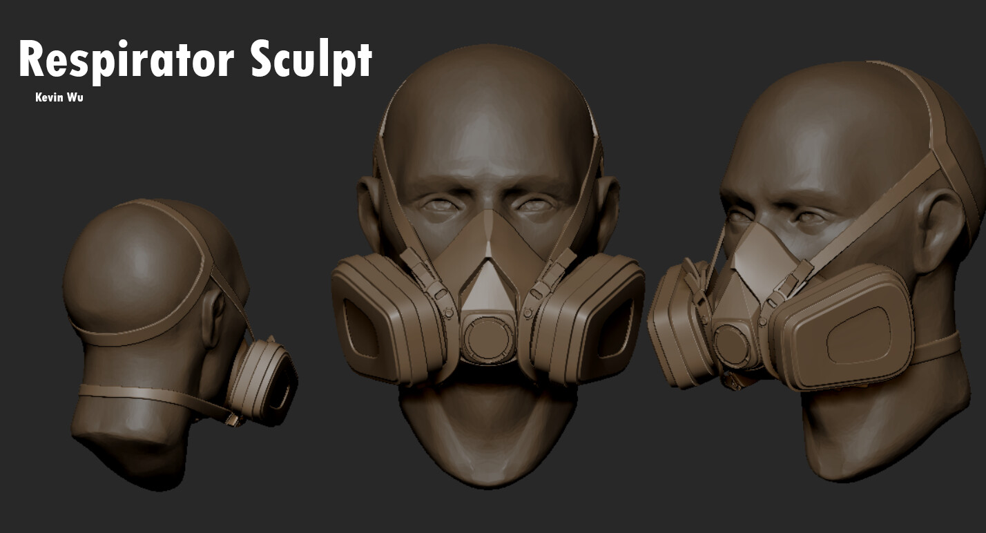 ArtStation Zbrush Respirator Sculpt