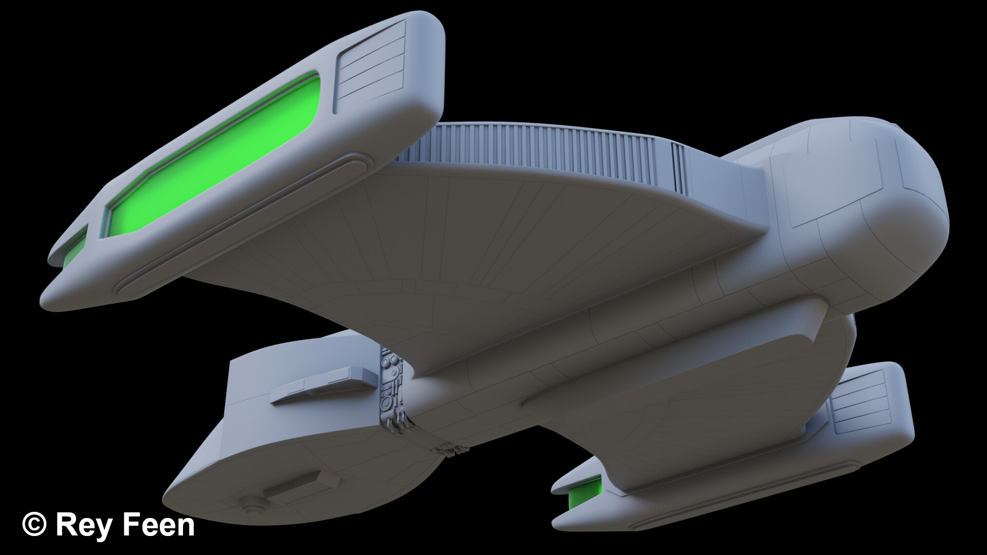 Rey Feen - Romulan Scout Ship (Star Trek: The Next Generation)
