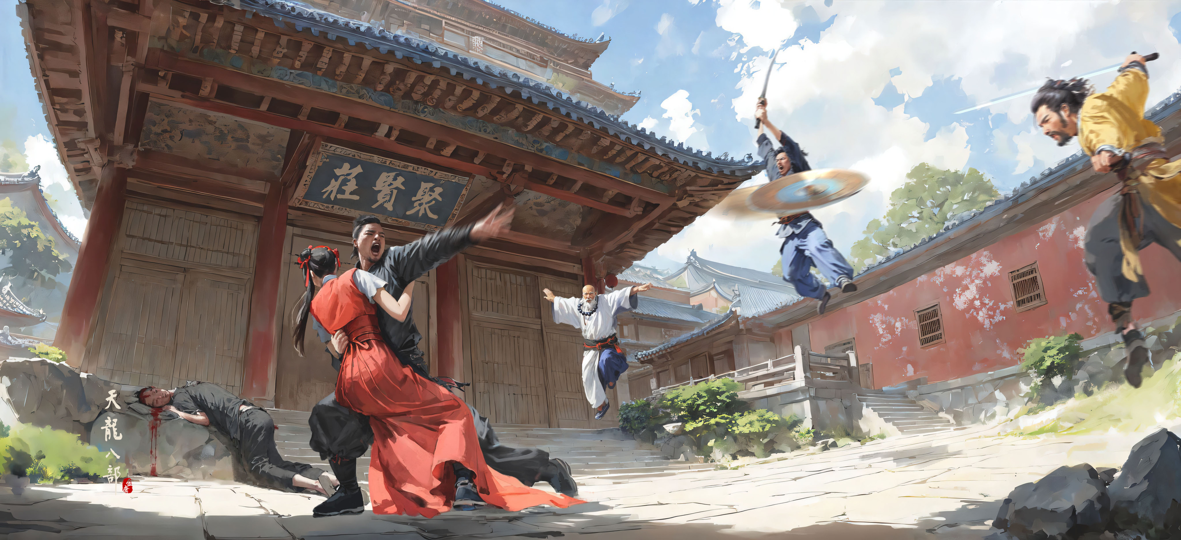 ZC - JinYing - AZhu and QiaoFeng 金庸-阿朱与乔峰