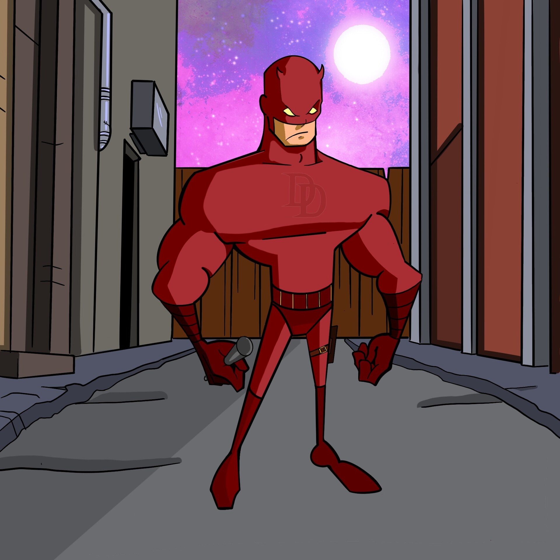 ArtStation Daredevil cartoon