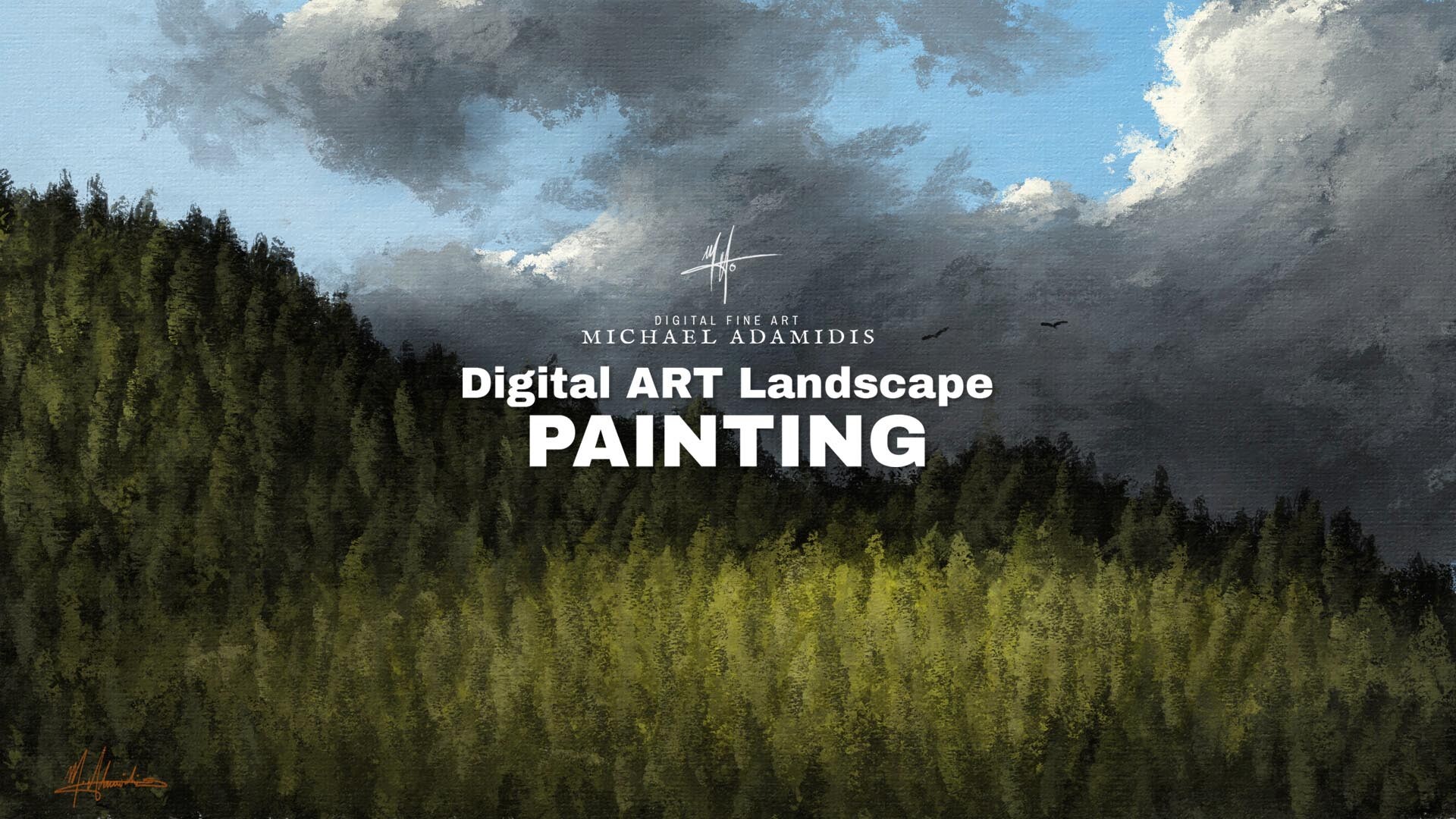 digital art landscape tutorial