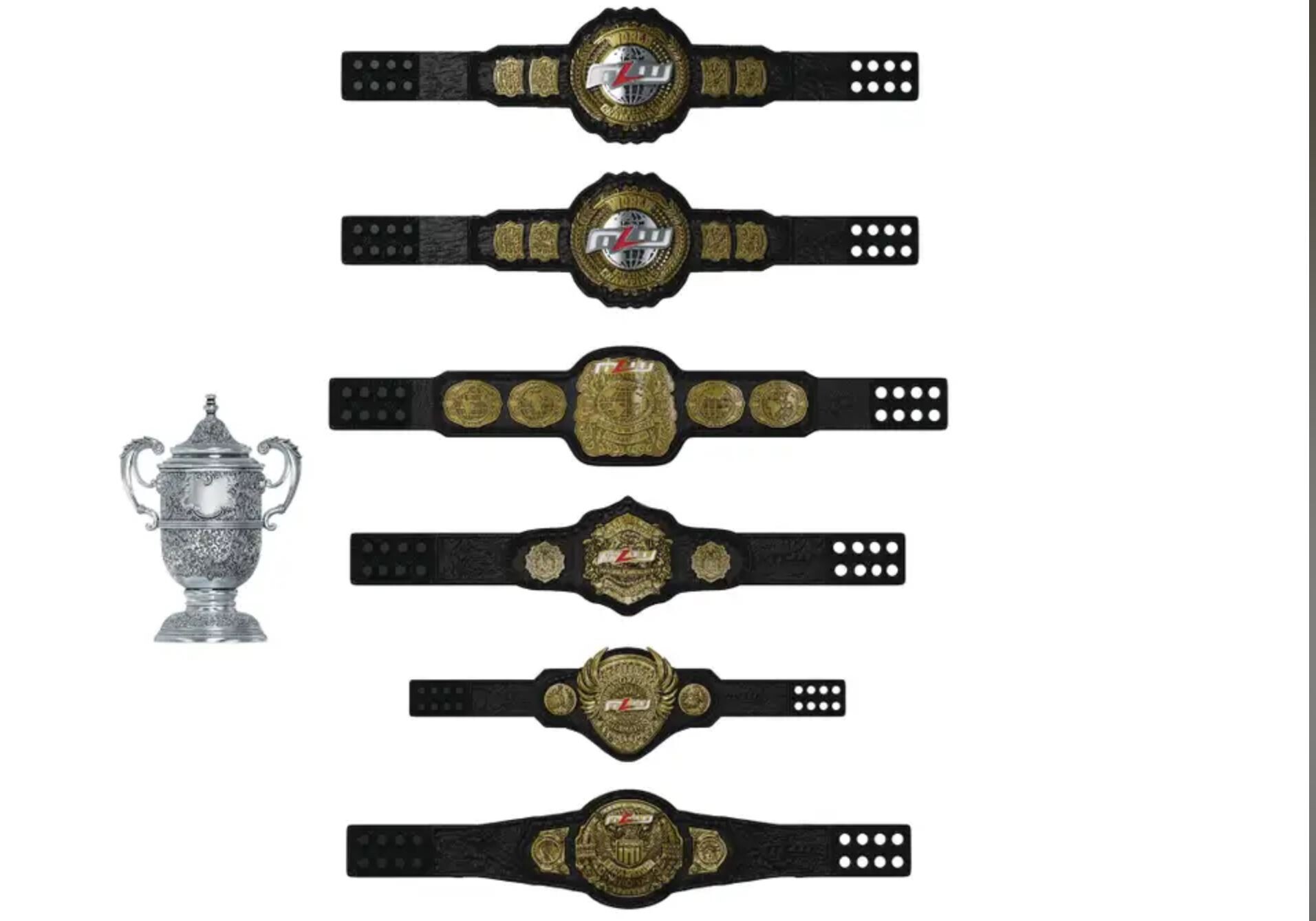 ArtStation MLW Chmpion ship Belts for Boss FIght Studios