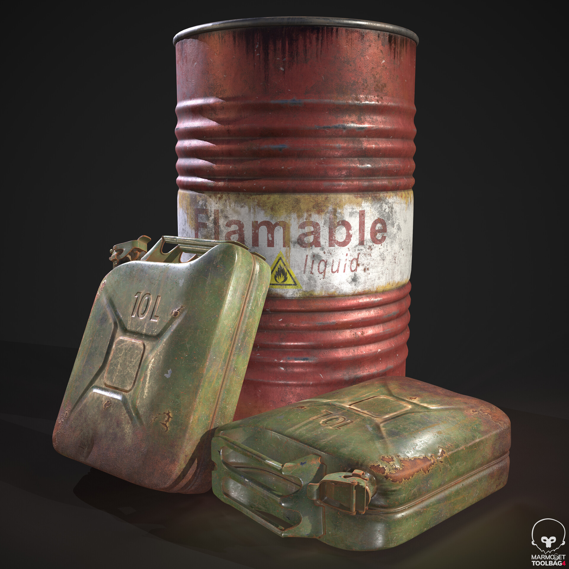 ArtStation - Liquid Containers with Jerrycan