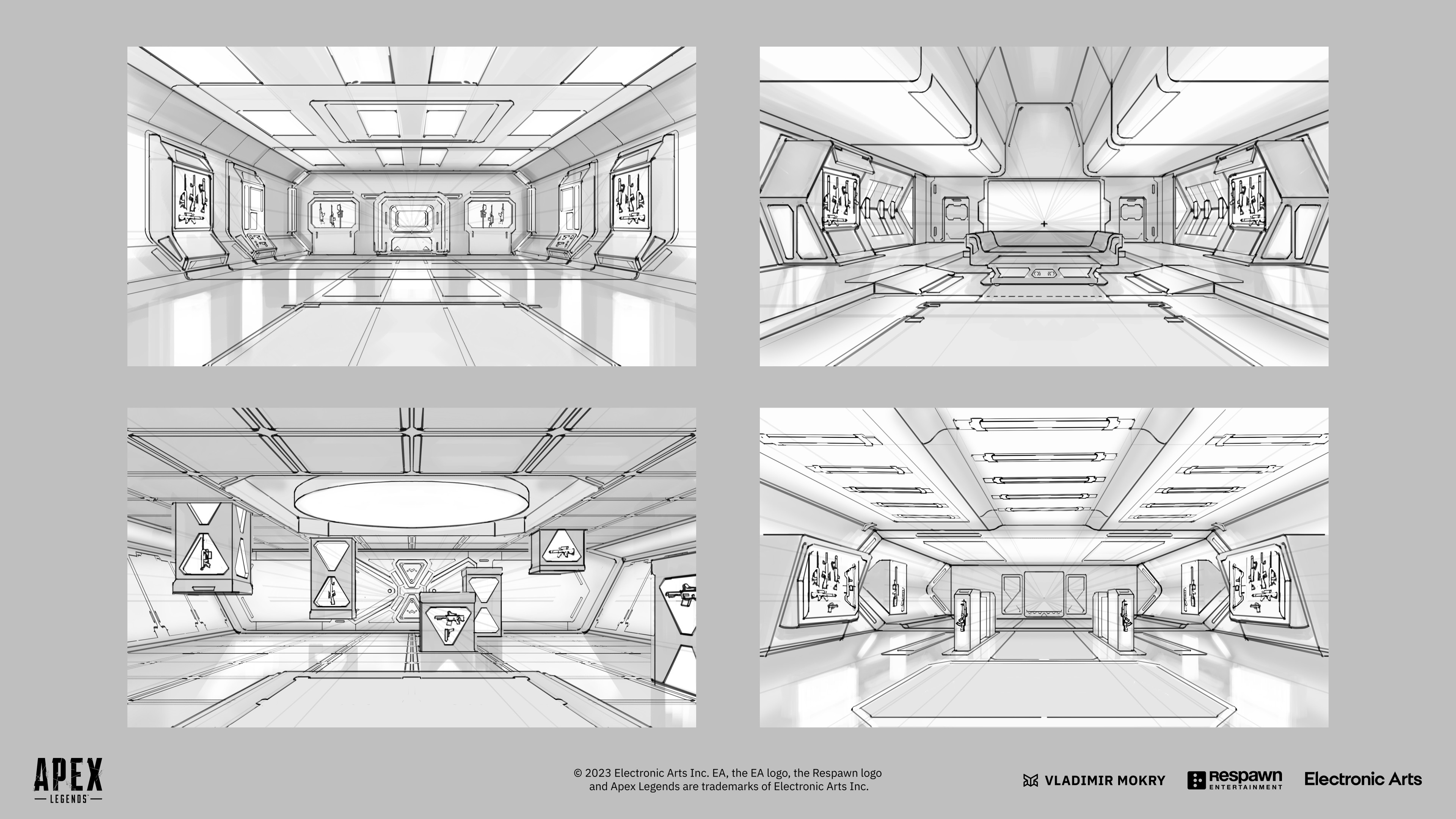 Lobby Exploration Sketches