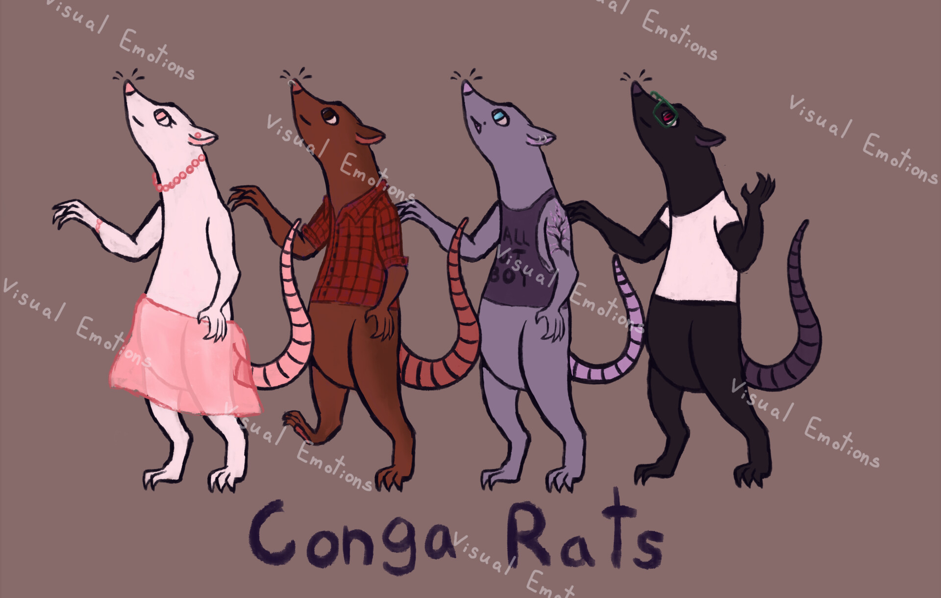 ArtStation Conga Rats