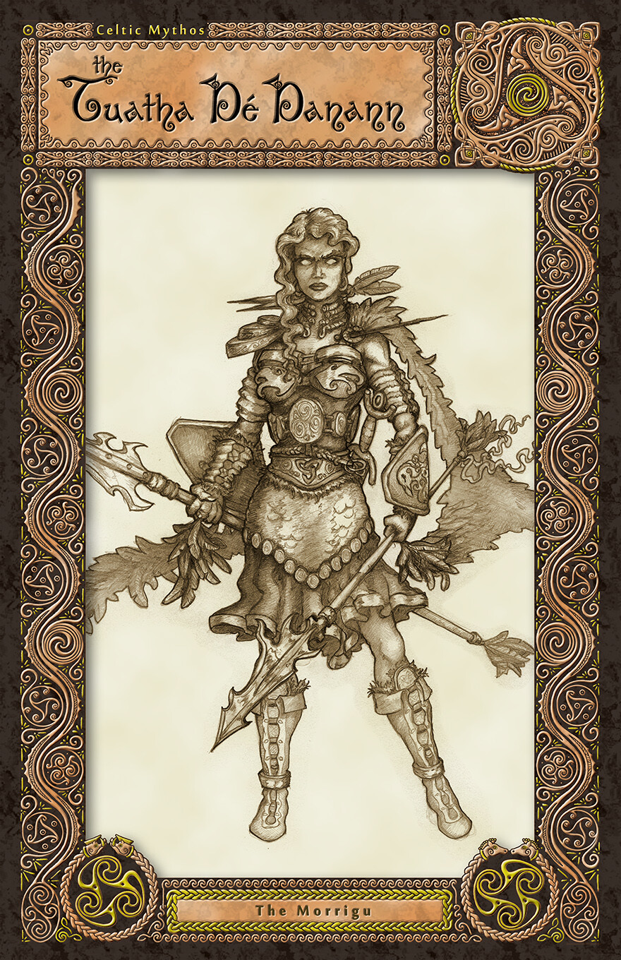 The Morrigu, Battle Goddess of the Tuatha De Danann