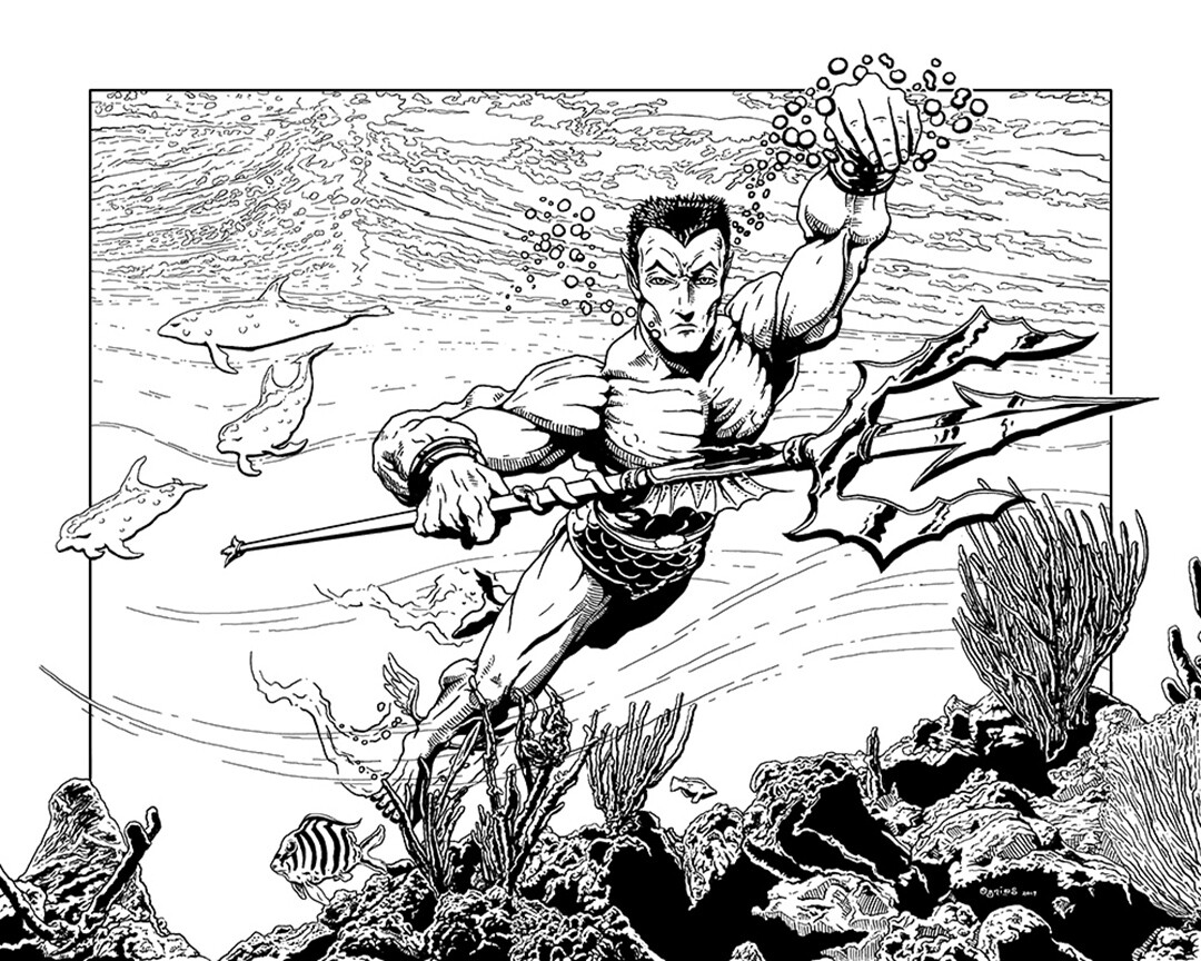 Namor, Sub-Mariner Fanart (Marvel Comics)