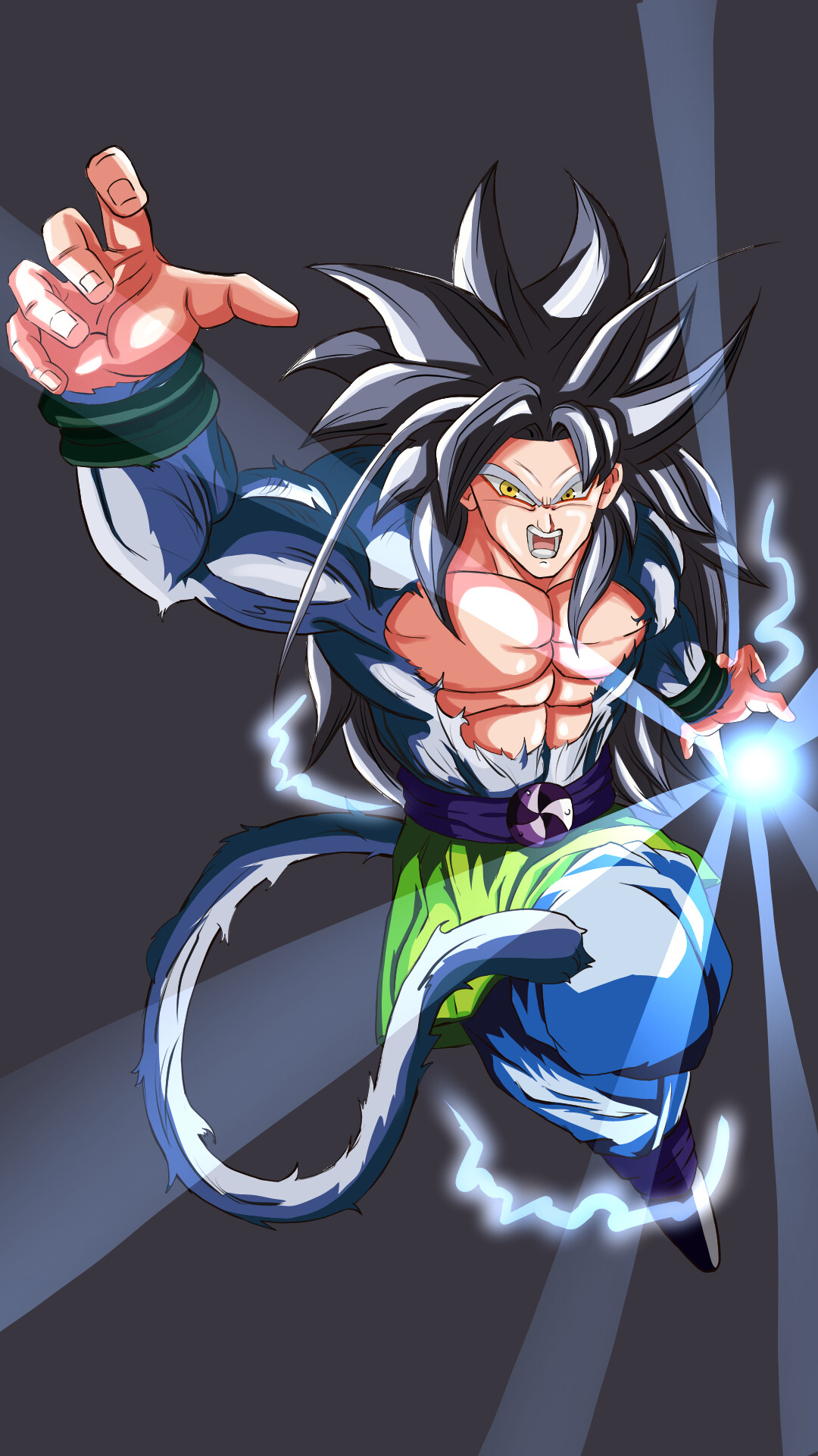 ArtStation - Son Goku SSJ5 fan art