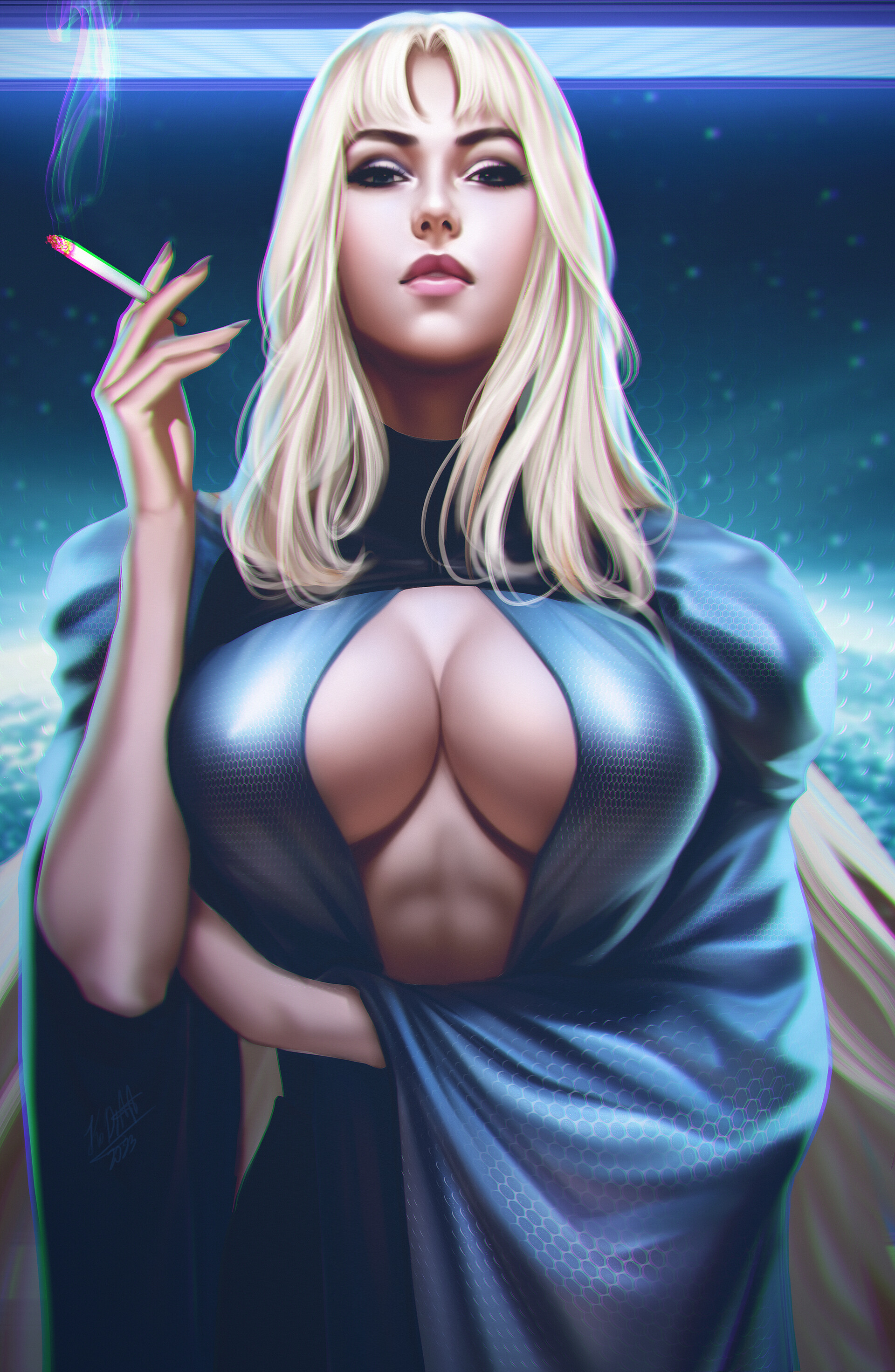 Sexy Riya: 171cm Hot Body and Big Breasts Sex Doll Smoking a Cigarette main image 0