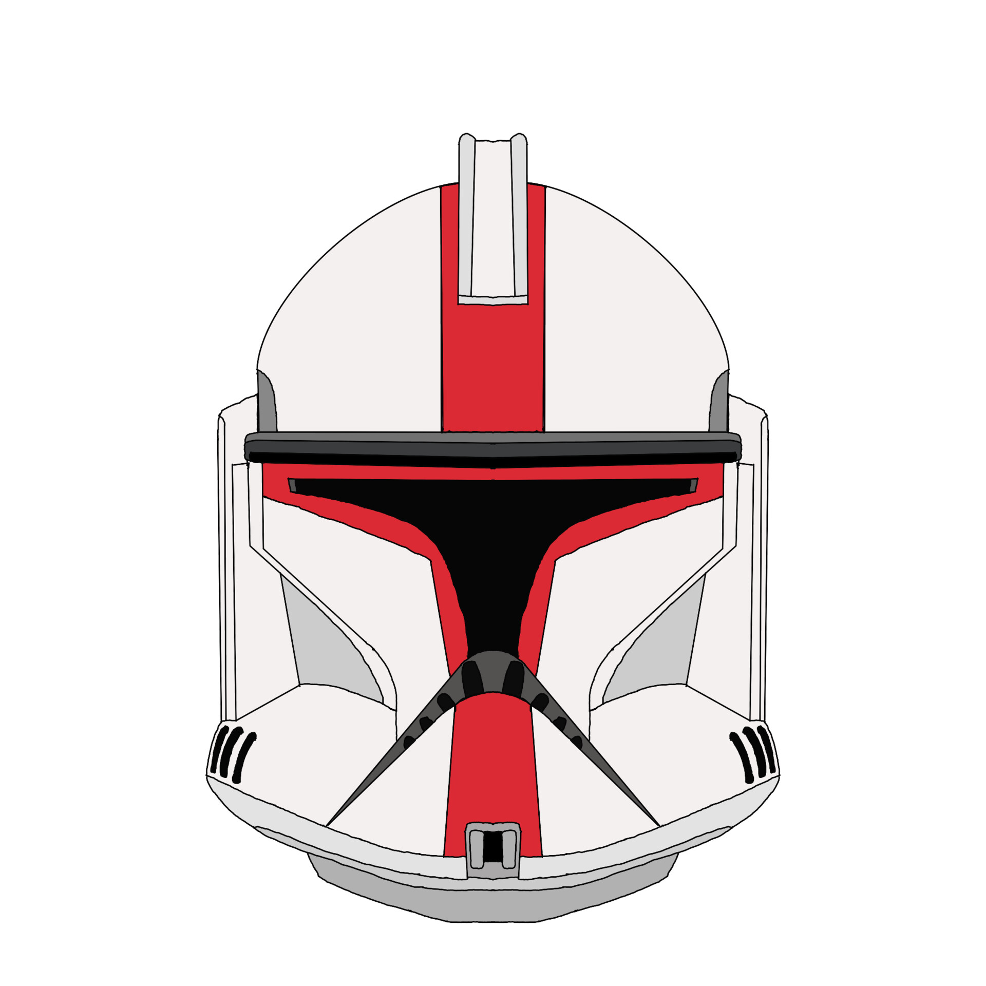 ArtStation Clone Commander Fordo Helmet